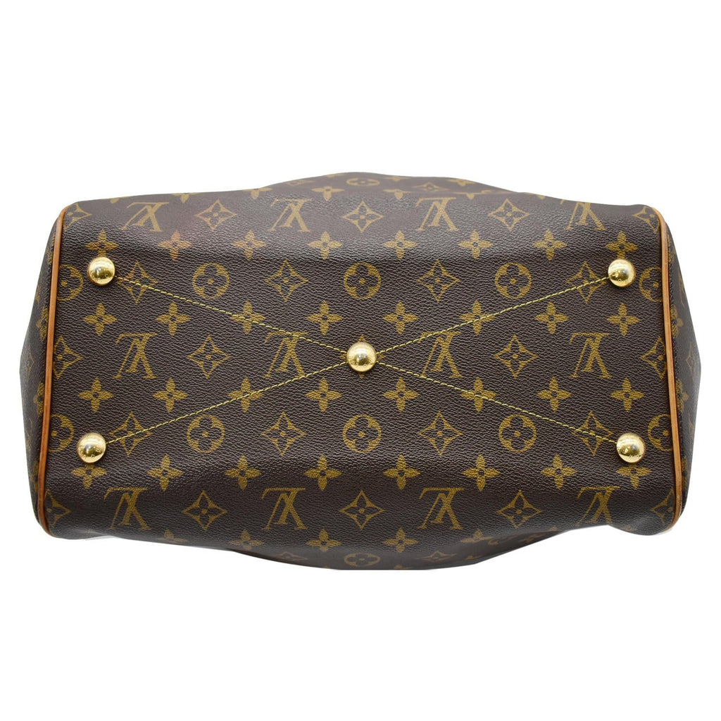 LOUIS VUITTON Tivoli GM Monogram Canvas Shoulder Bag Brown