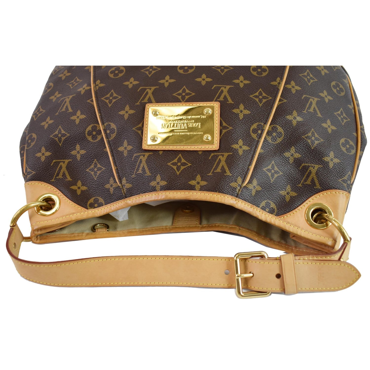 LOUIS VUITTON Galliera PM Monogram Canvas Shoulder Bag Brown
