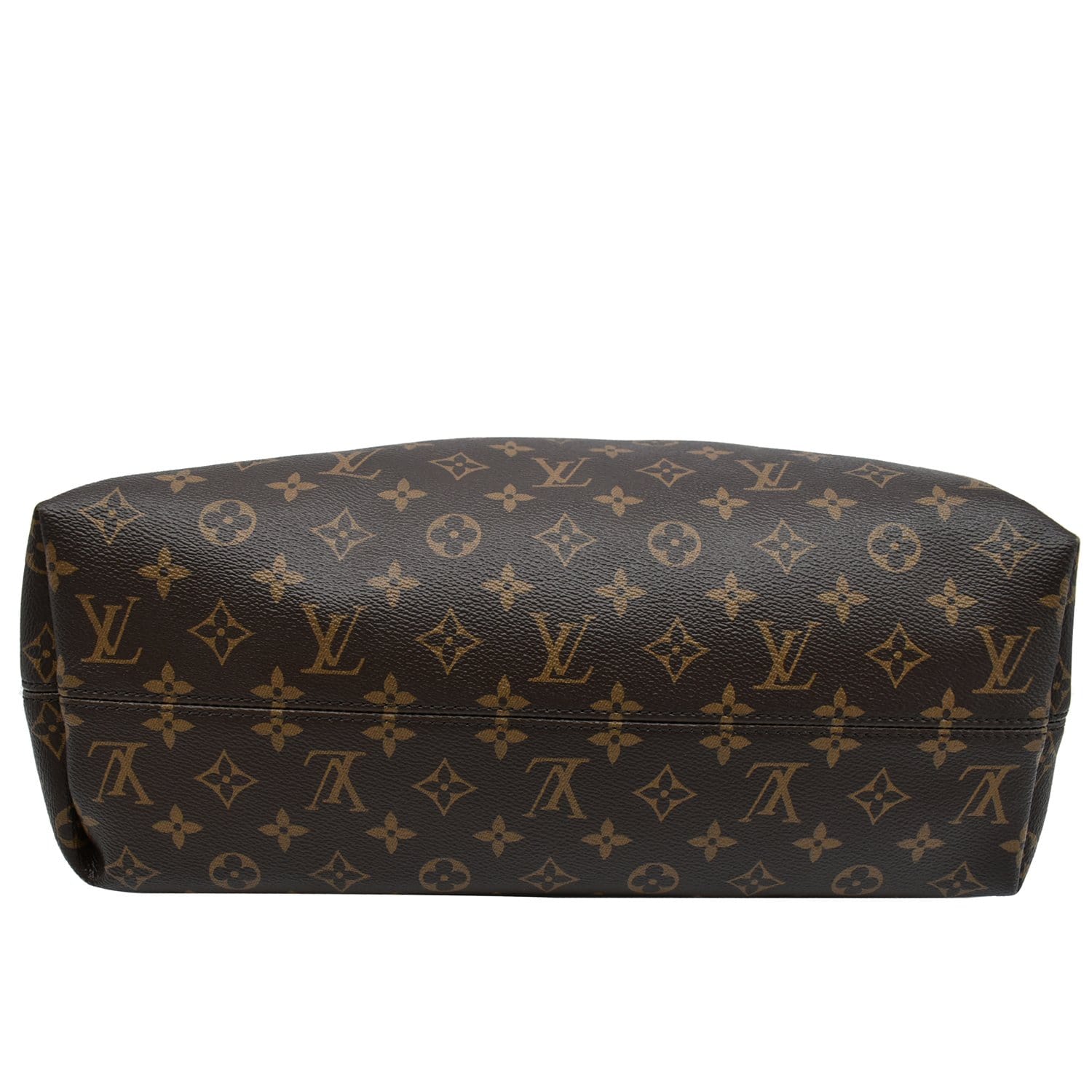 LOUIS VUITTON  Graceful MM Monogram Canvas Shoulder Bag Brown