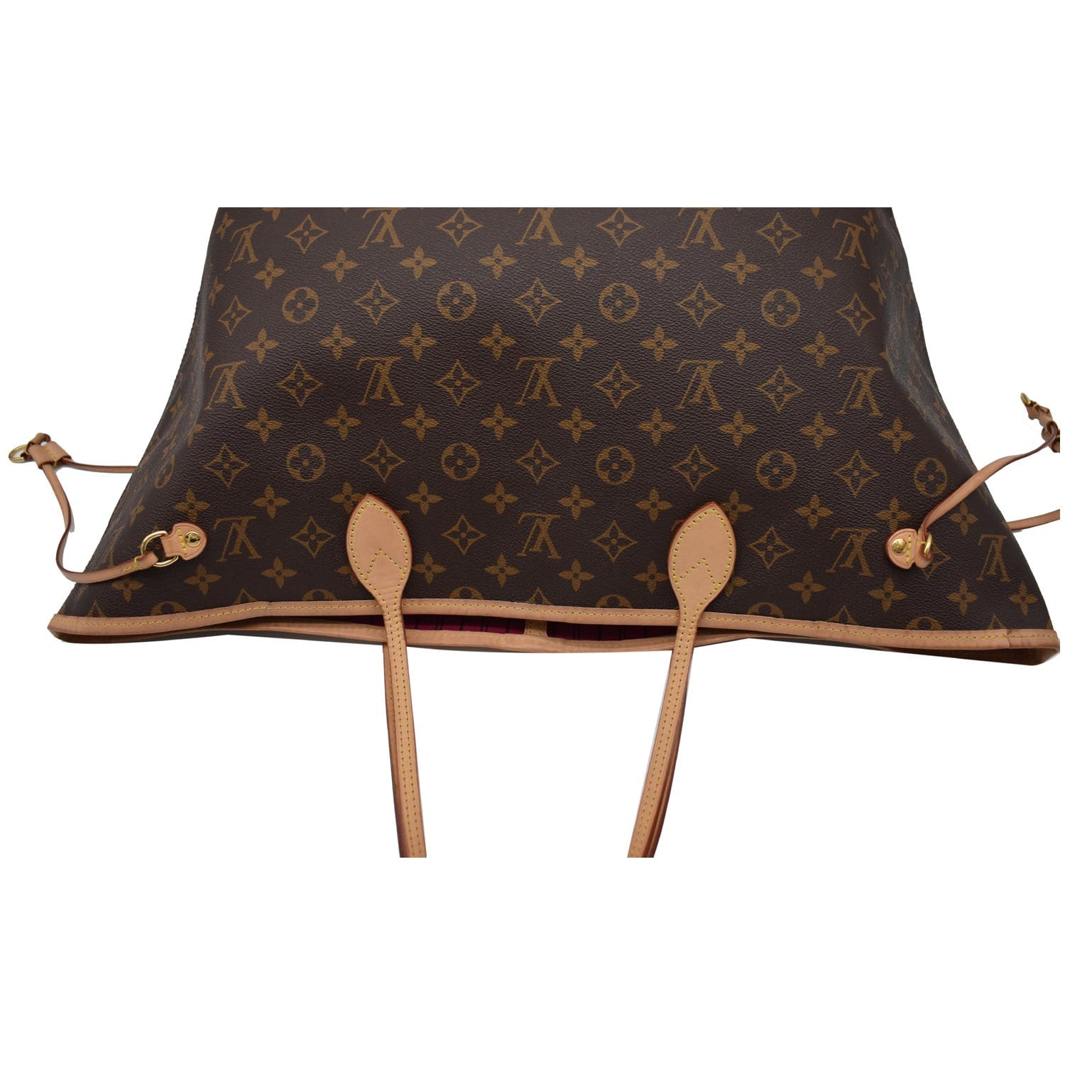 LOUIS VUITTON Neverfull GM Monogram Canvas Tote Bag Brown