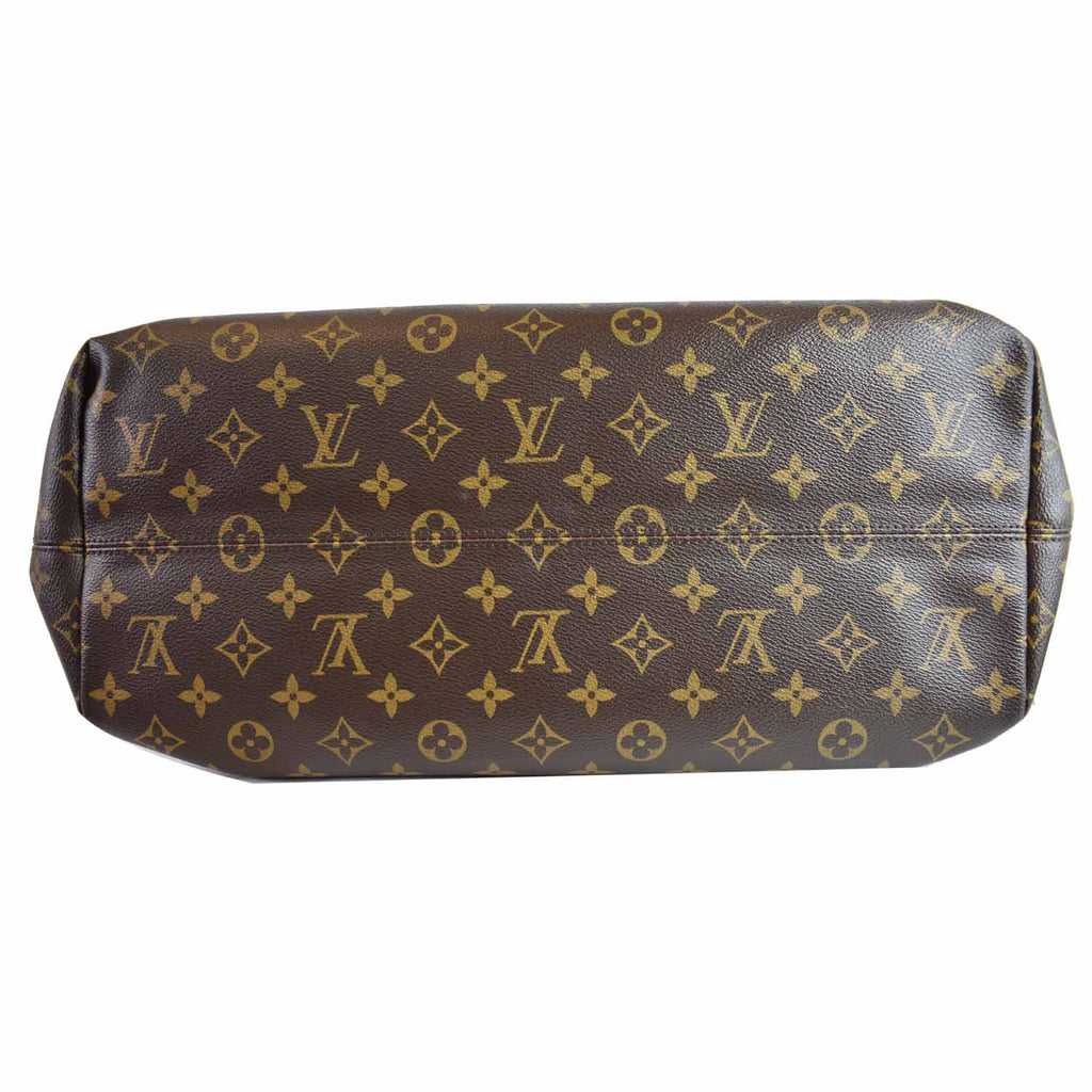 LOUIS VUITTON Monogram Canvas Raspail MM Shoulder Bag Brown
