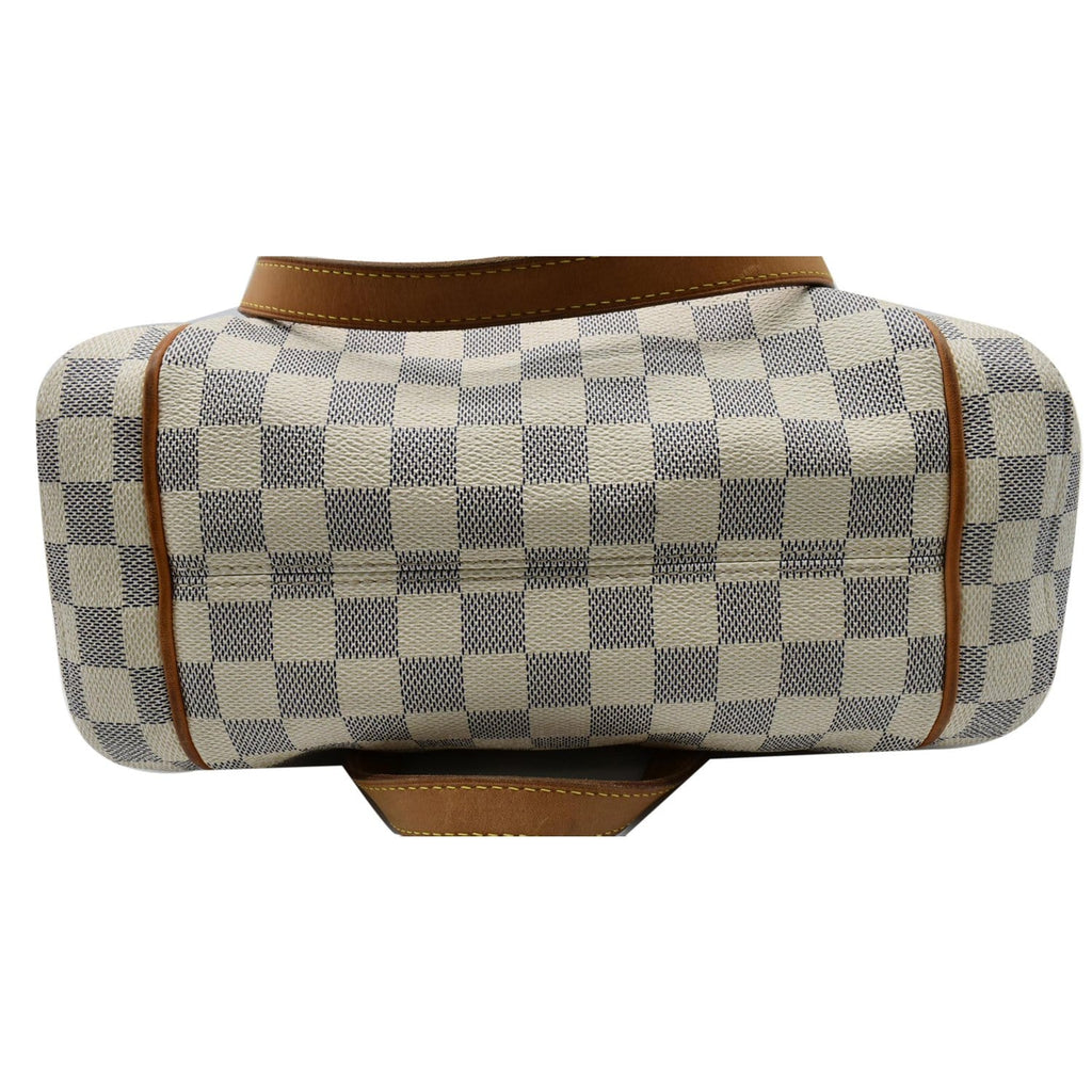 LOUIS VUITTON Totally PM Damier Azur Shoulder Bag White