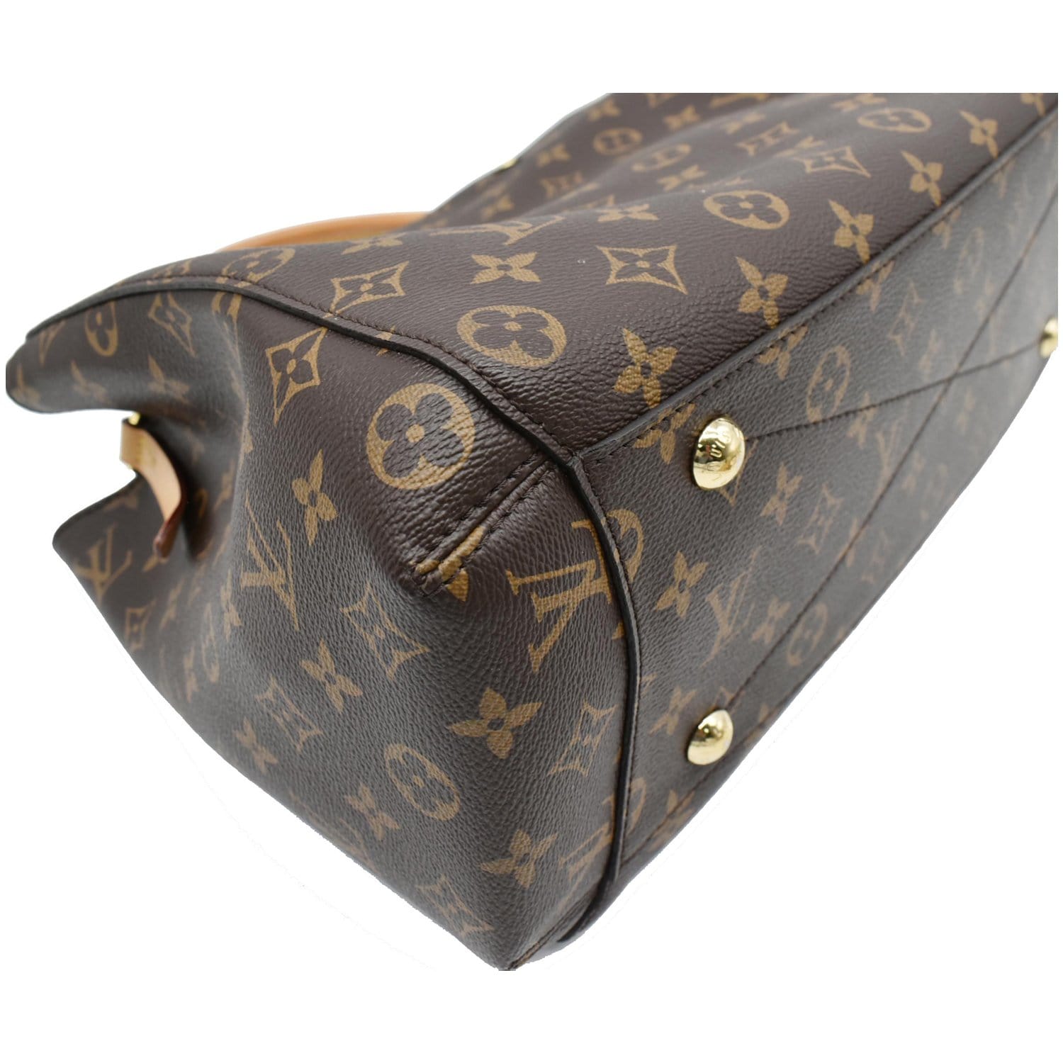 LOUIS VUITTON Montaigne GM Monogram Canvas Shoulder Bag Brown