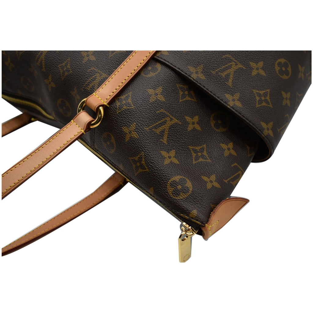 LOUIS VUITTON Totally GM Monogram Canvas Tote Shoulder Bag Brown