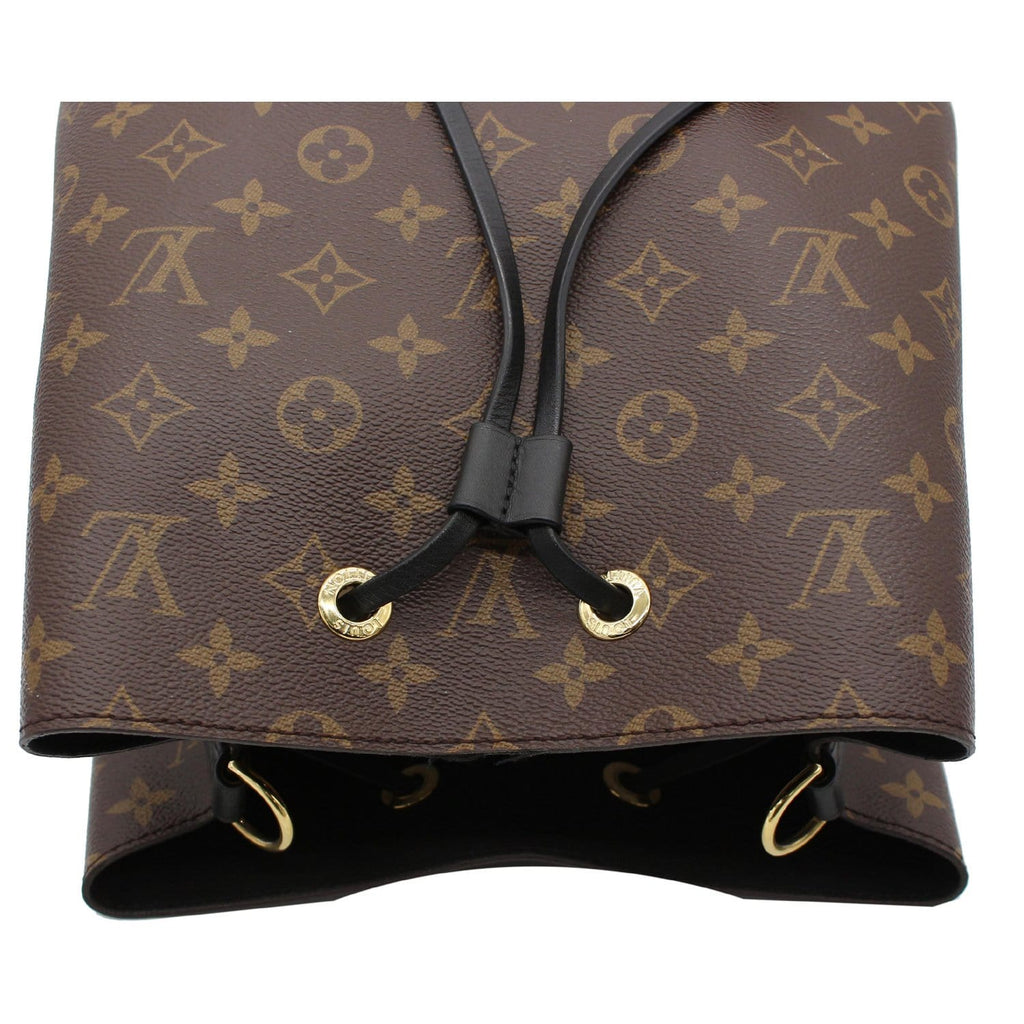 LOUIS VUITTON Neonoe Monogram Canvas Shoulder Bag Brown