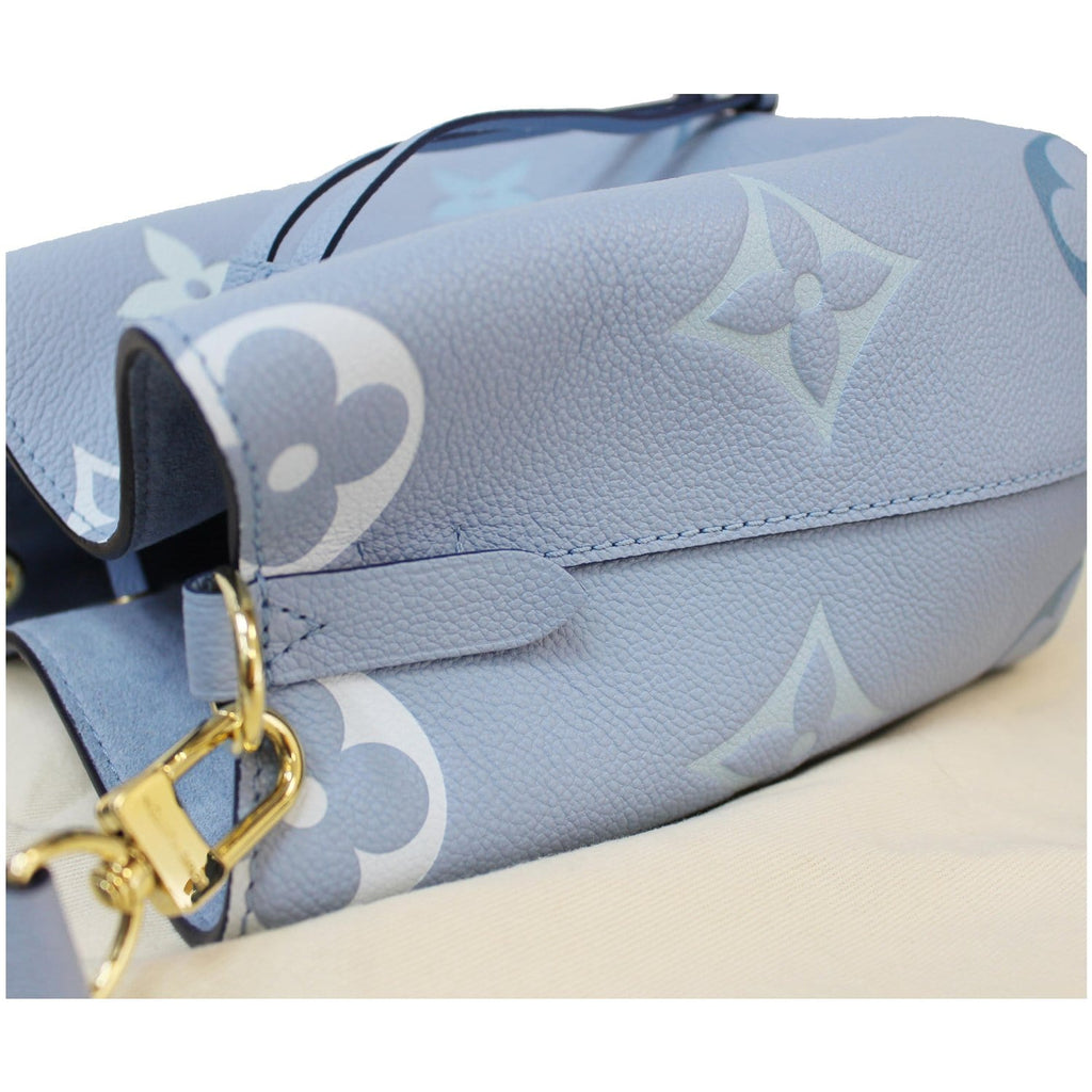 LOUIS VUITTON NeoNoe BB Monogram Empreinte Shoulder Bag Summer Blue