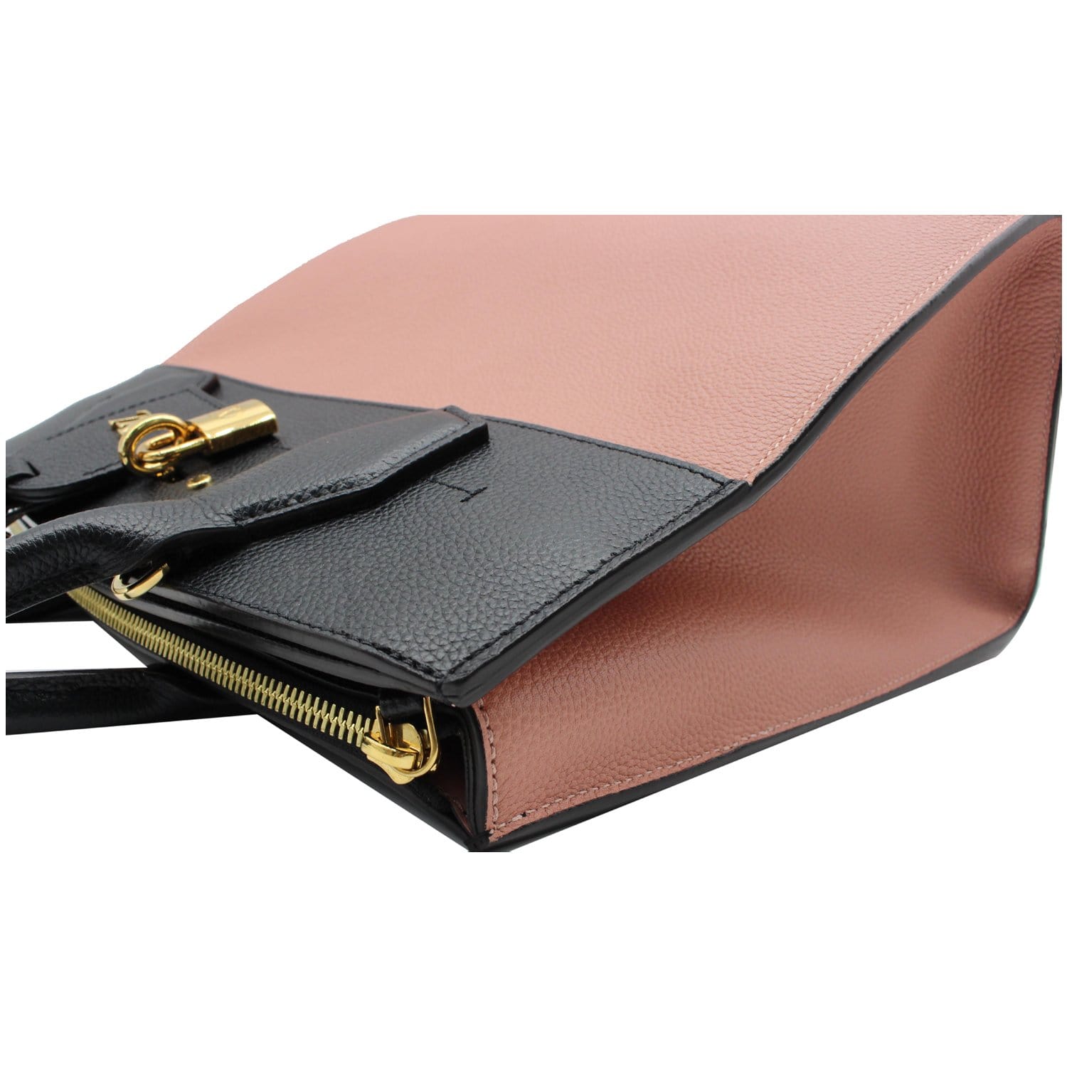 LOUIS VUITTON City Steamer MM Leather Shoulder Bag Magnolia