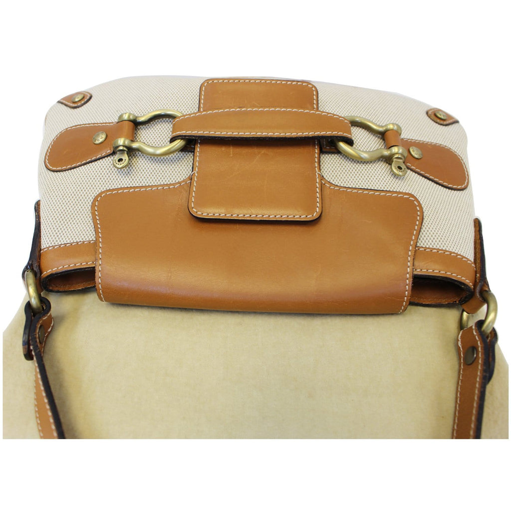 BURBERRY Old Flap Shoulder Bag Brown
