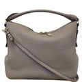 BURBERRY Ledbury Grain Leather Hobo Shoulder Bag