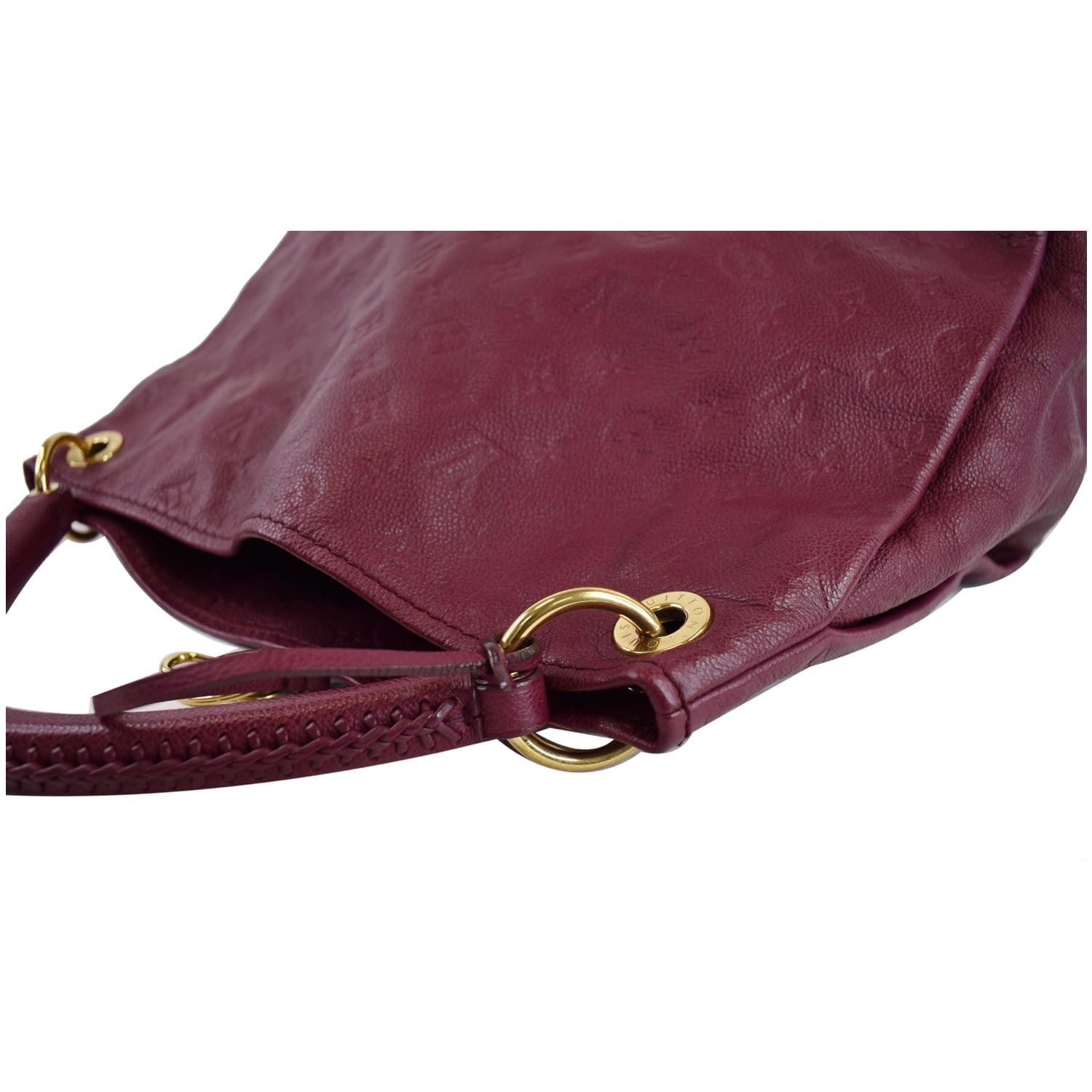 LOUIS VUITTON Artsy MM Empreinte Leather Shoulder Bag Mulberry