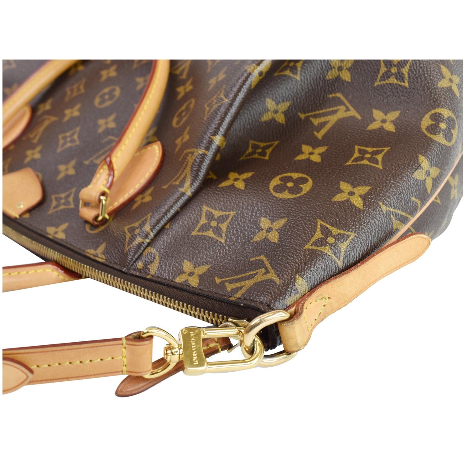 LOUIS VUITTON Turenne GM Monogram Canvas 2 Way Shoulder Bag Brown