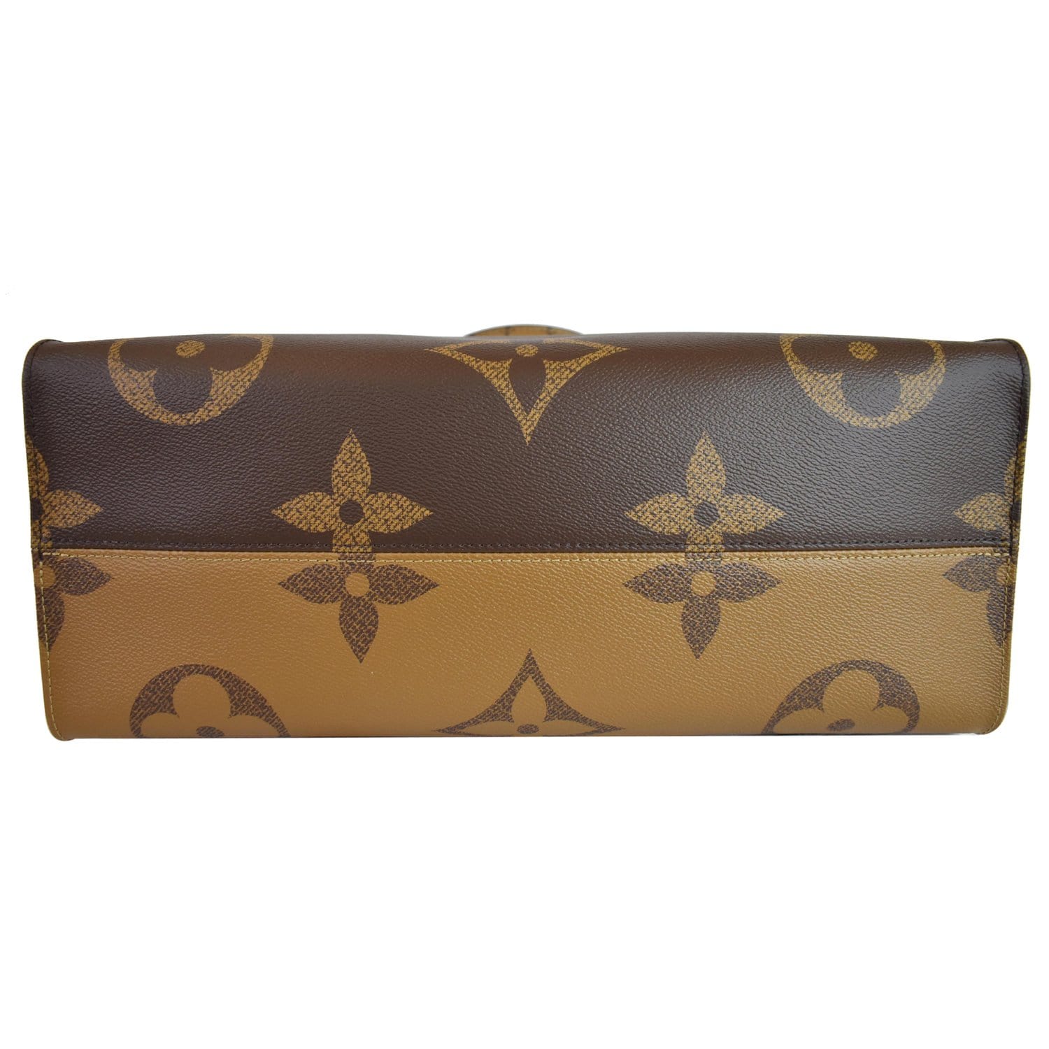 LOUIS VUITTON Onthego GM Reverse Monogram Giant Canvas Shoulder Bag Brown