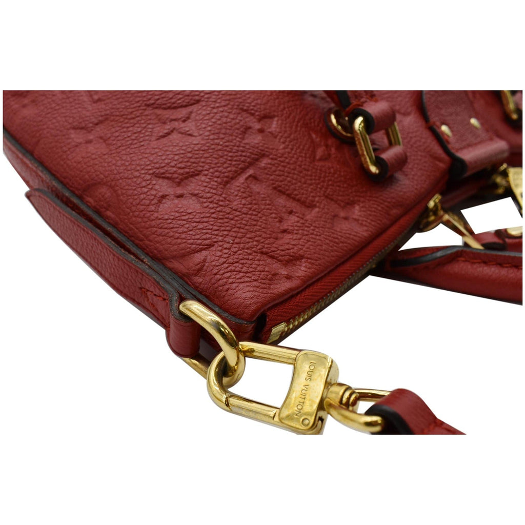 LOUIS VUITTON Mazarine PM Monogram Empreinte Shoulder Bag Red
