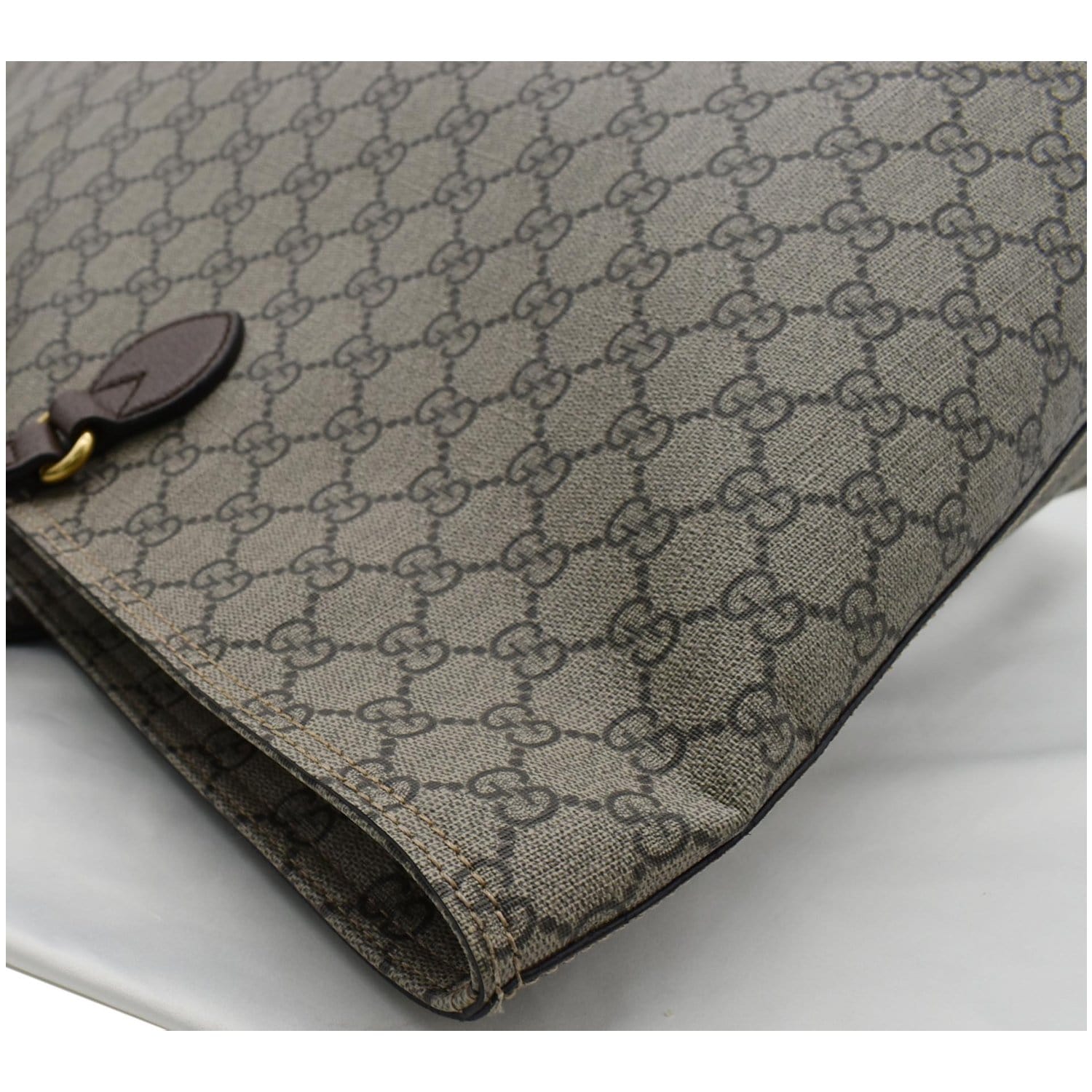 GUCCI Ophidia Large GG Supreme Coated Canvas Tote Bag Beige 547974
