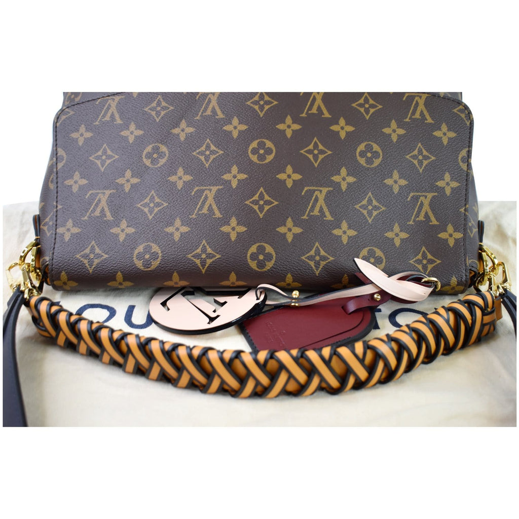 LOUIS VUITTON Beaubourg MM Monogram Canvas Shoulder Bag Brown