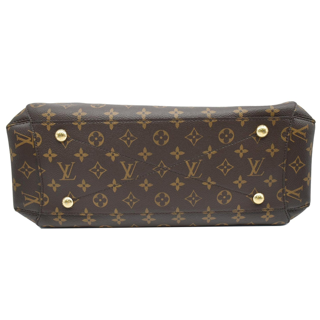 LOUIS VUITTON Montaigne GM Monogram Canvas Shoulder Bag Brown