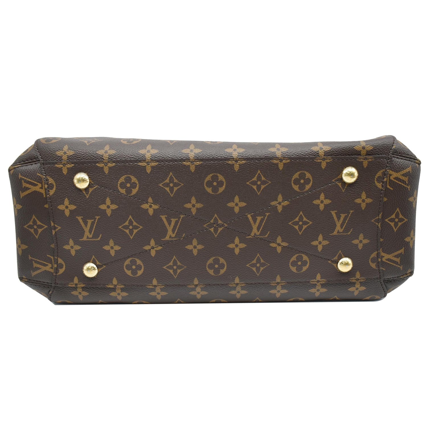 LOUIS VUITTON Montaigne GM Monogram Canvas Shoulder Bag Brown