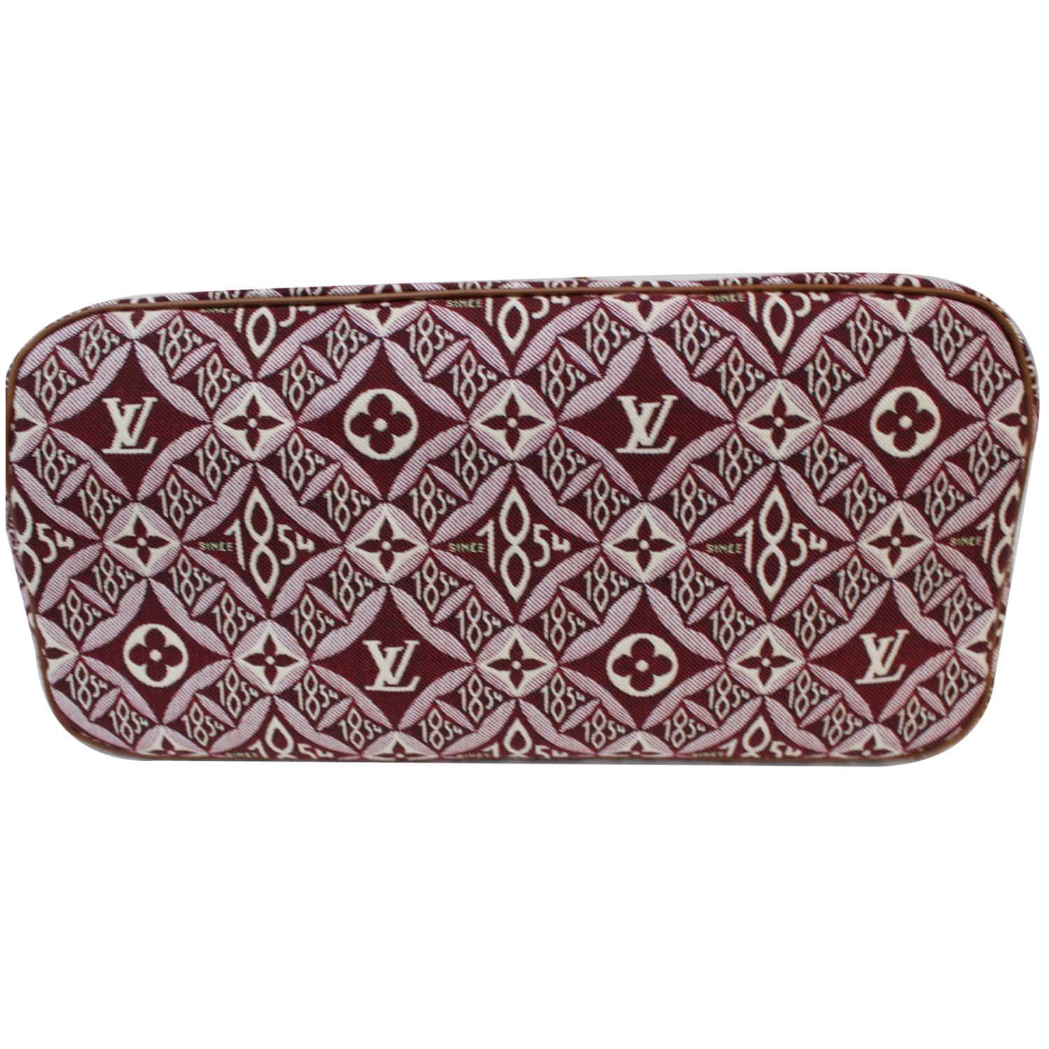 LOUIS VUITTON  Neverfull MM Since 1854 Jacquard Shoulder Bag Bordeaux Red