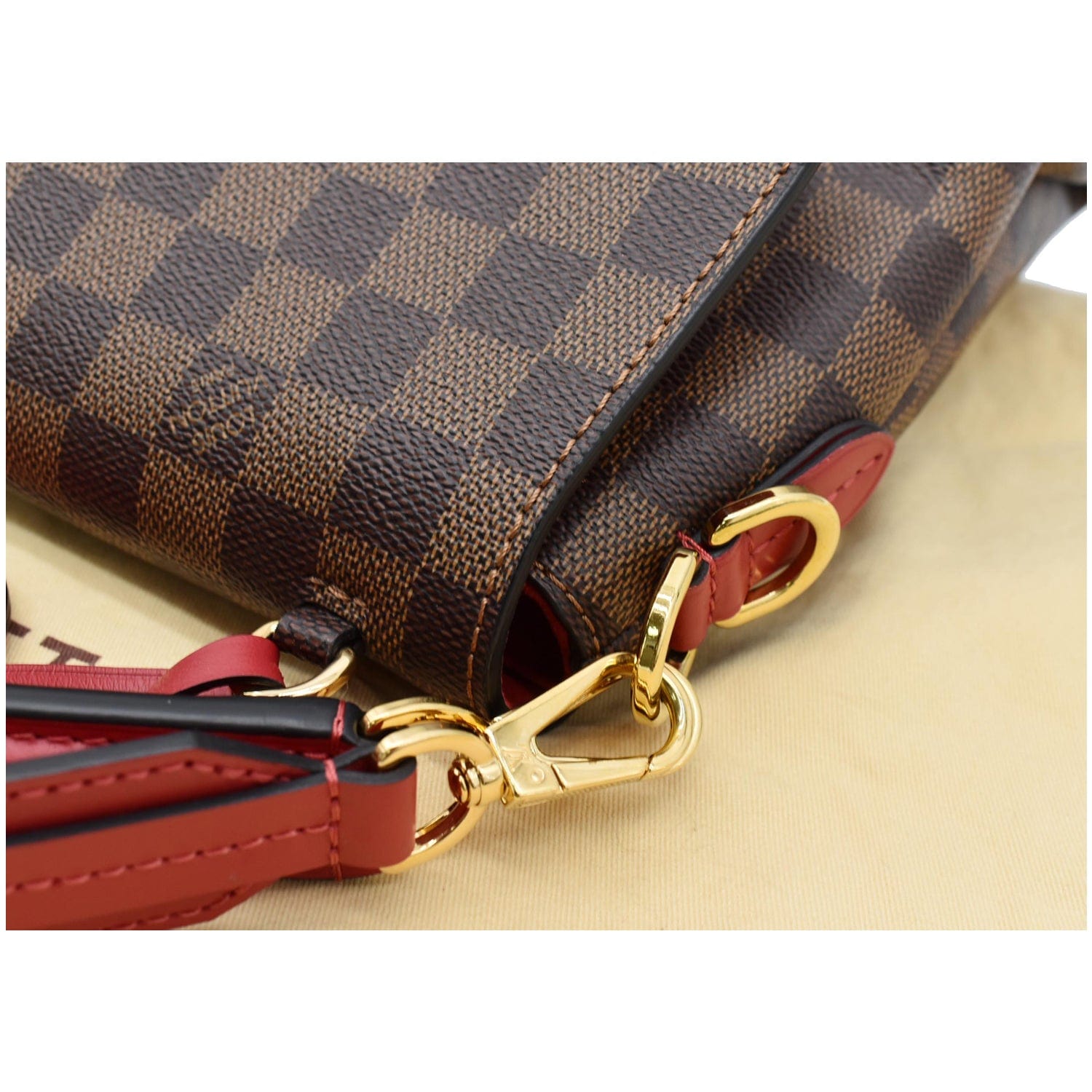 LOUIS VUITTON Beaubourg MM Damier Ebene Shoulder Bag Brown