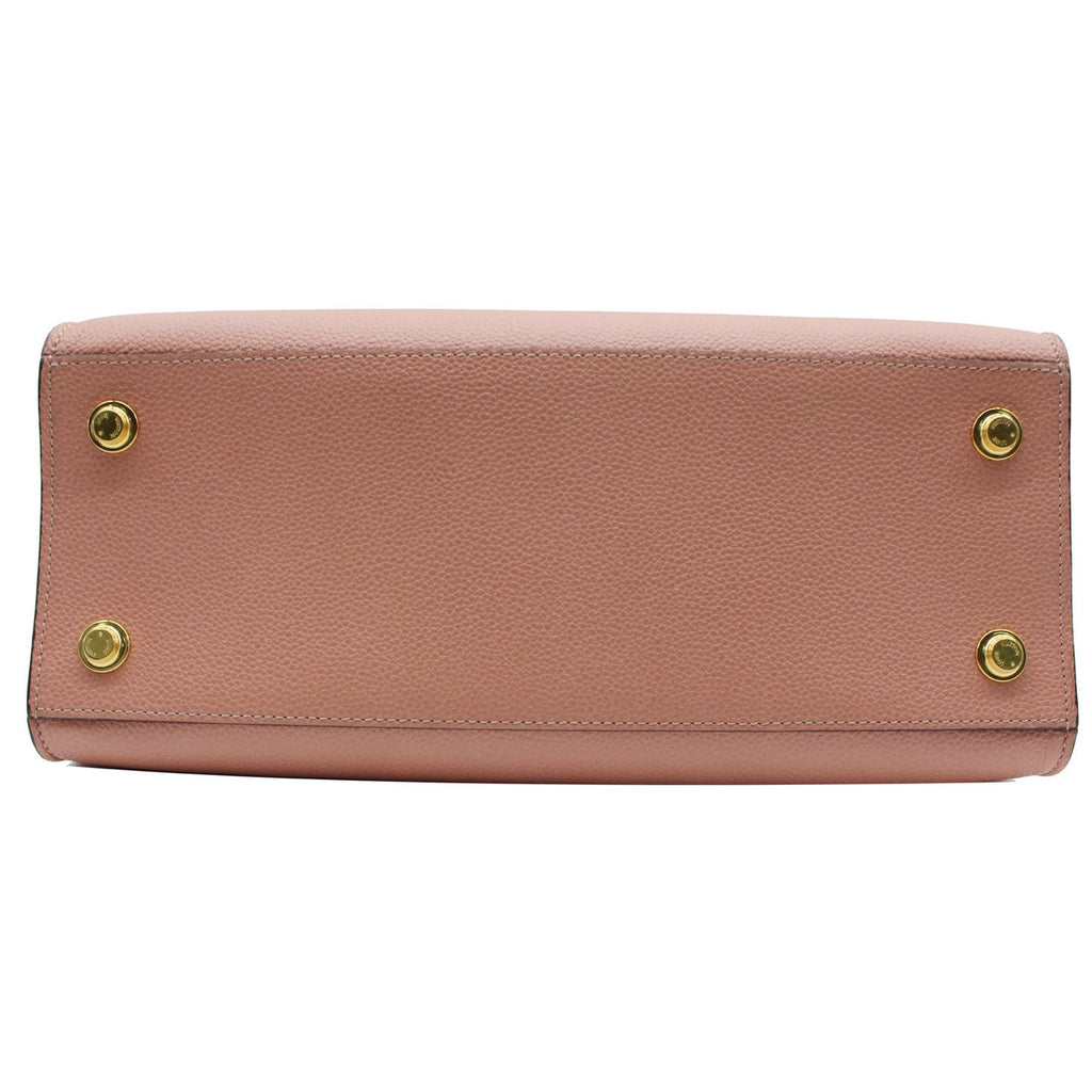 LOUIS VUITTON City Steamer MM Leather Shoulder Bag Magnolia