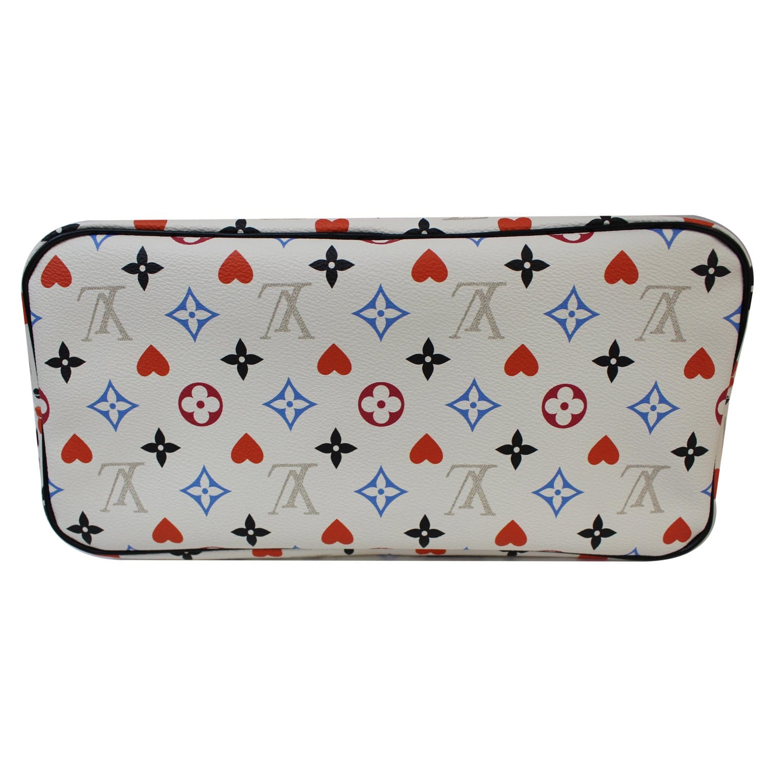 LOUIS VUITTON Game On Neverfull Monogram Canvas Shoulder Bag White