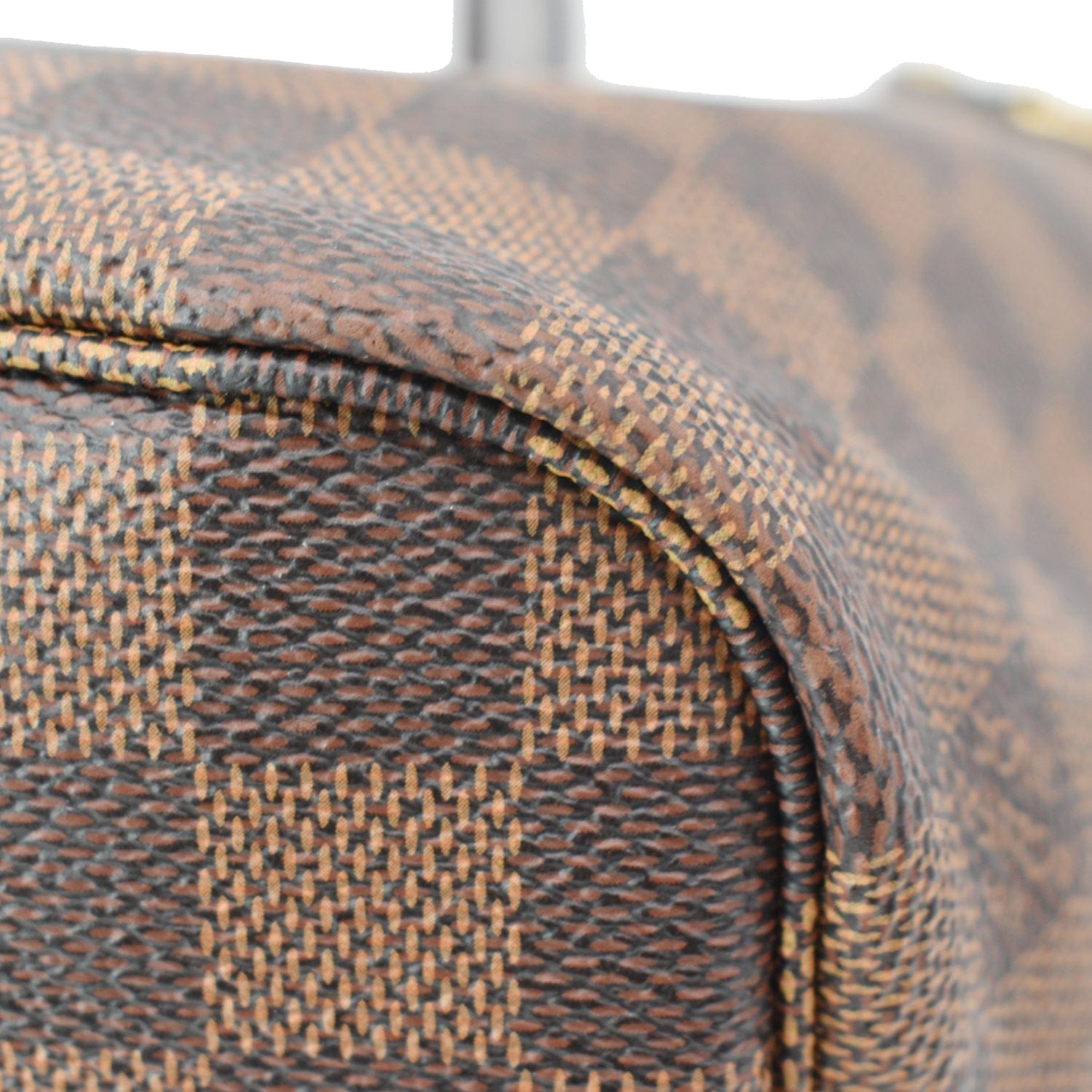 LOUIS VUITTON Neverfull PM Damier Ebene Shoulder Bag Brown
