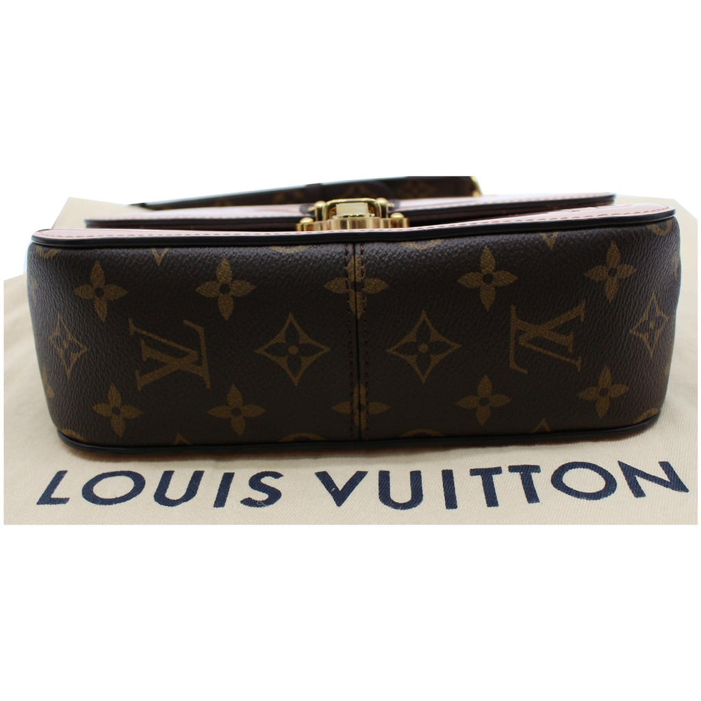 LOUIS VUITTON Cherrywood BB Patent Leather Shoulder Bag Rose Ballerine