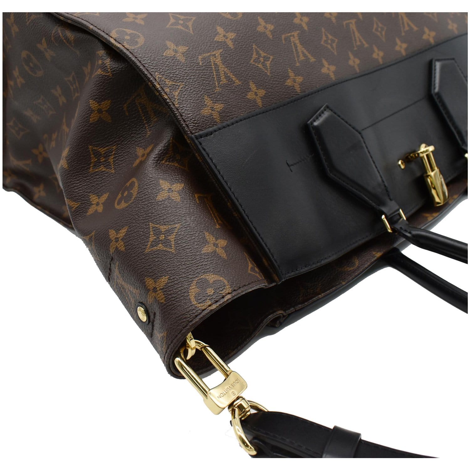LOUIS VUITTON City Steamer XXL Leather Shoulder Bag Brown
