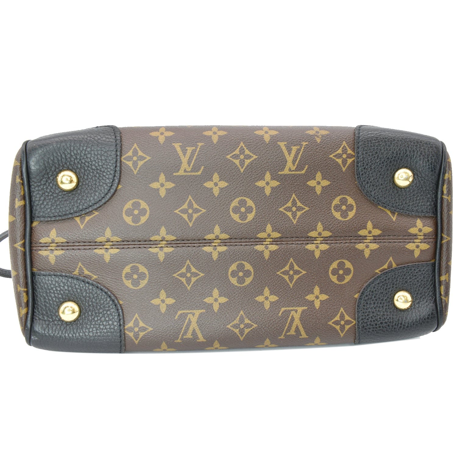 LOUIS VUITTON Retiro NM Monogram Canvas Shoulder Bag Noir
