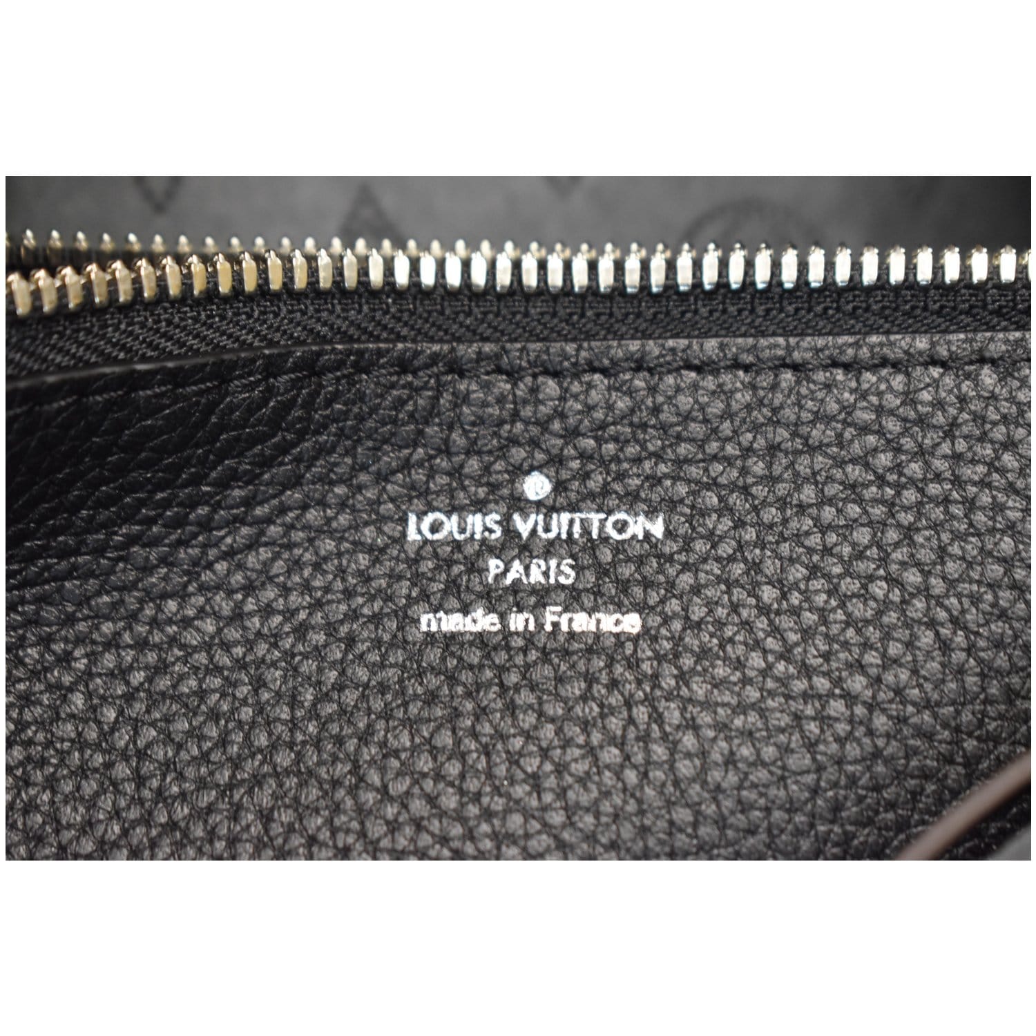 LOUIS VUITTON Muria Mahina Perforated Leather Shoulder Bag Black
