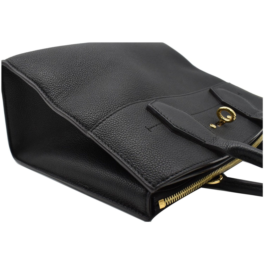LOUIS VUITTON City Steamer MM Leather Shoulder Bag Noir