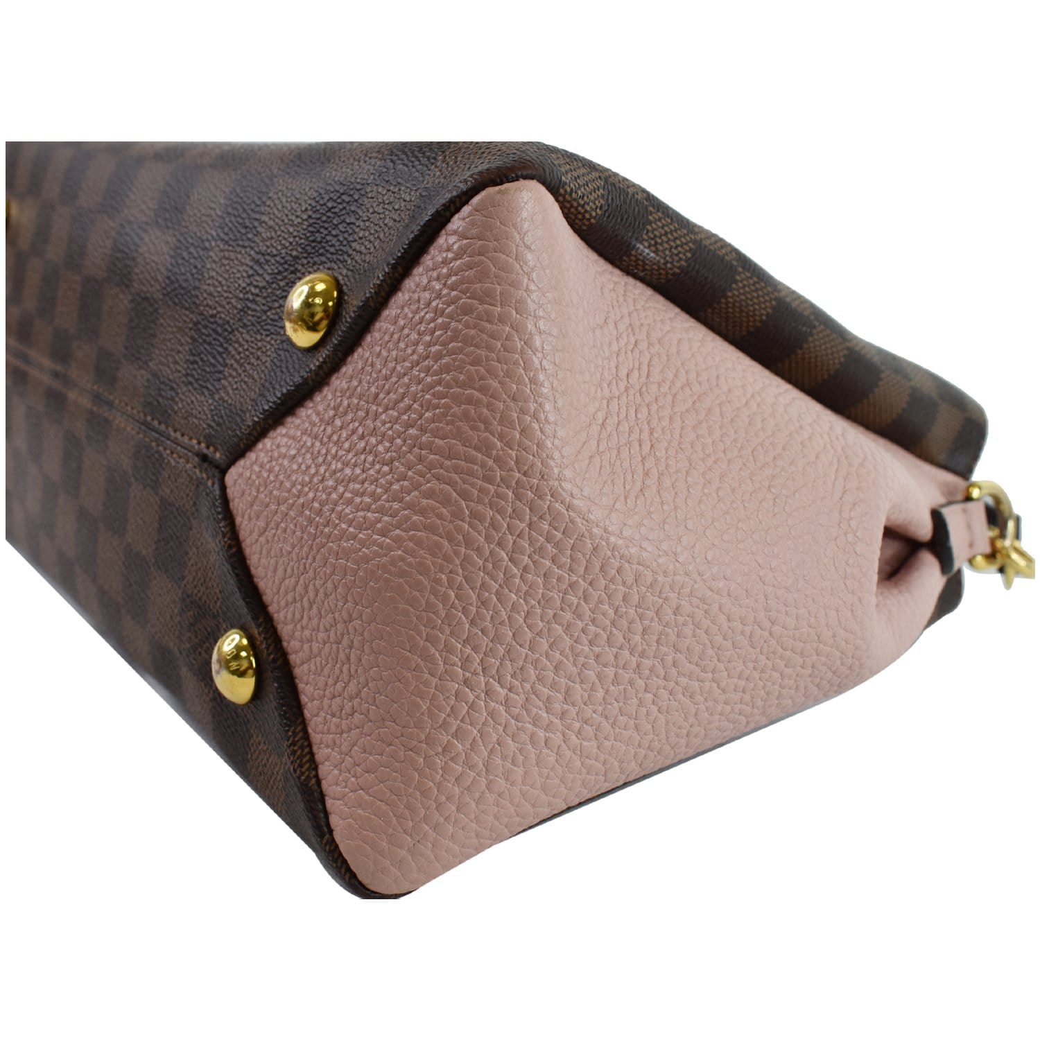 LOUIS VUITTON Brittany Damier Ebene Shoulder Bag Brown