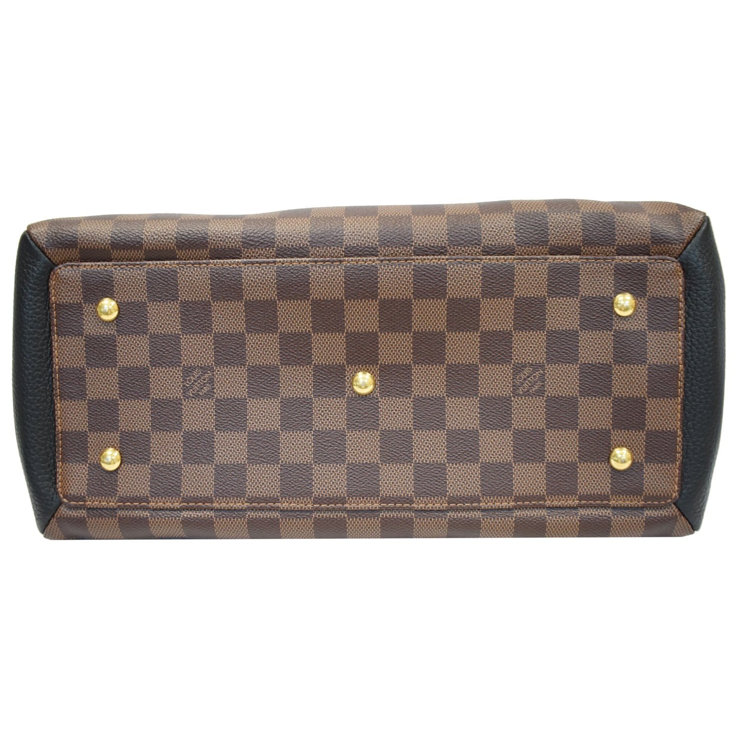 LOUIS VUITTON Normandy Damier Ebene Shoulder Bag Brown