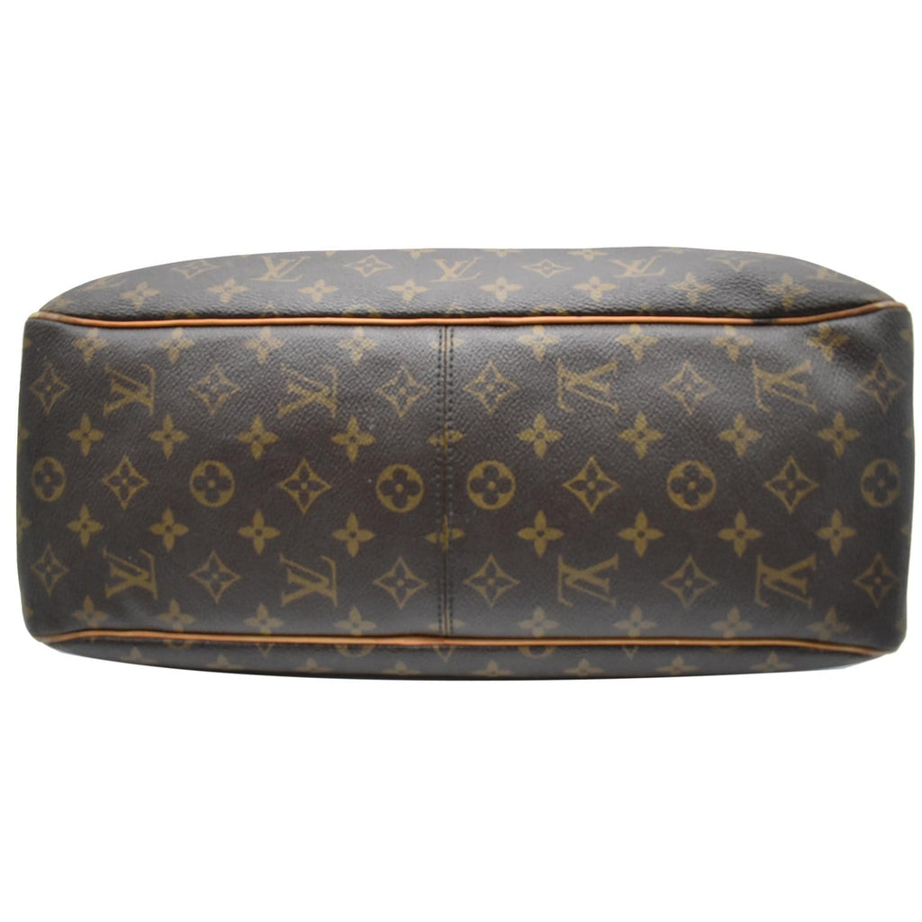 LOUIS VUITTON Delightful MM Monogram Canvas Shoulder Bag Brown