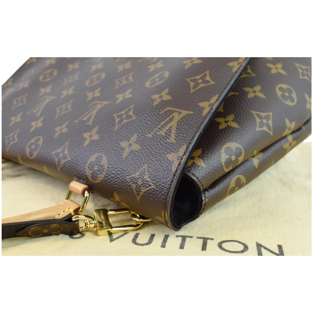 LOUIS VUITTON Marignan Monogram Canvas Messenger Shoulder Bag Brown