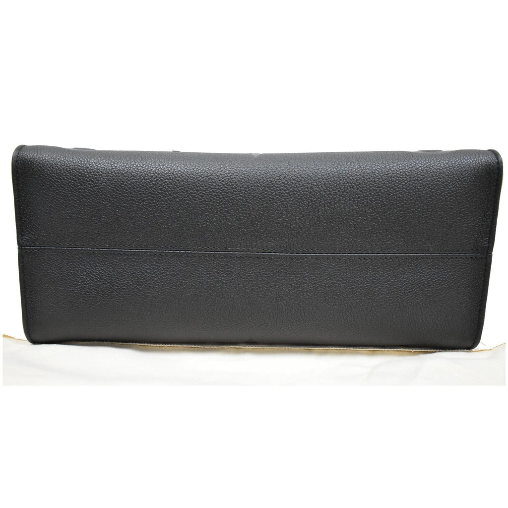 LOUIS VUITTON Onthego MM Wild At Heart Leather Shoulder Bag Black