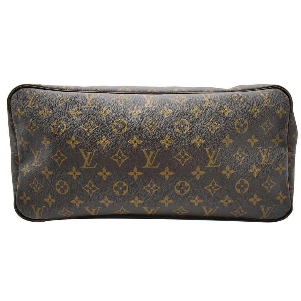 LOUIS VUITTON Neverfull GM Monogram Canvas Tote Bag Brown