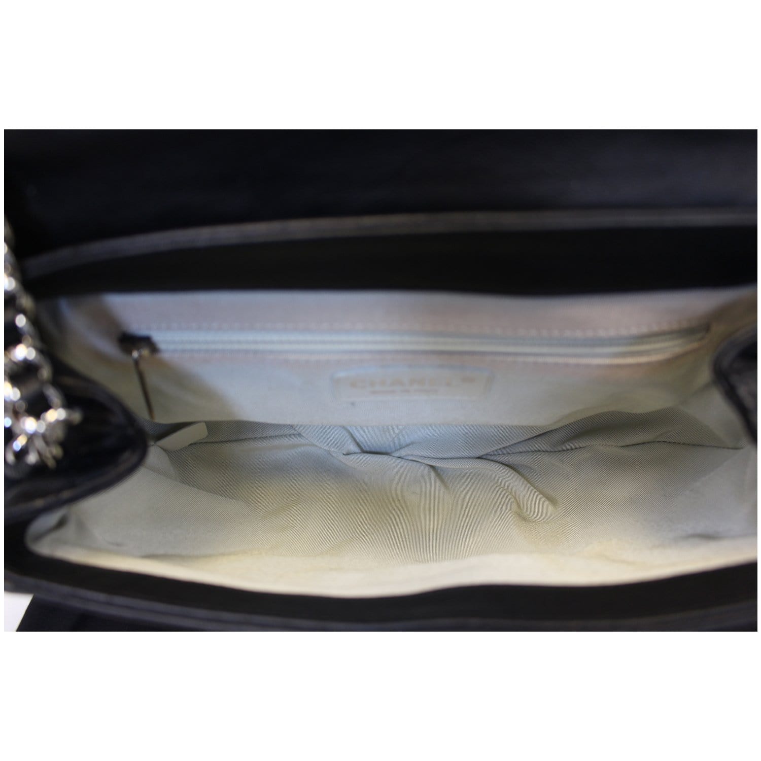 CHANEL Chain Around Quilted Leather Flap Shoulder Crossbody Bag Black