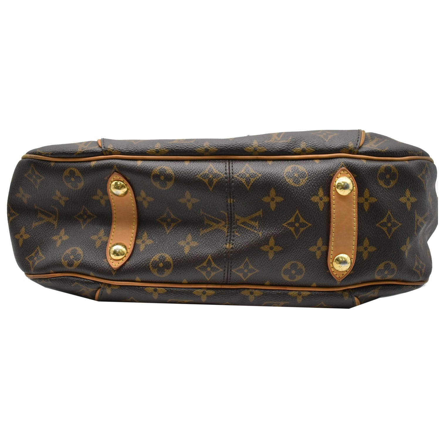 LOUIS VUITTON Galliera PM Monogram Canvas Hobo Shoulder Bag Brown