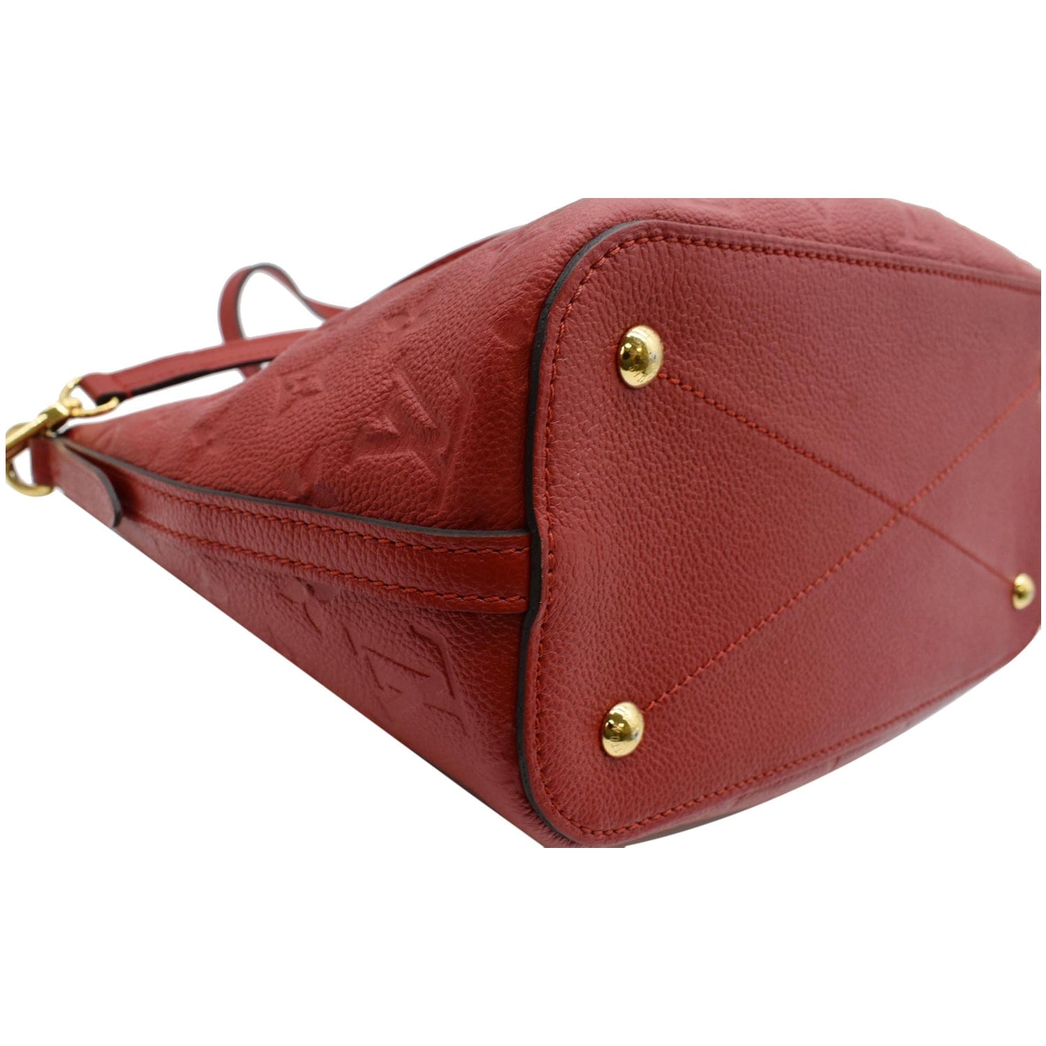 LOUIS VUITTON Mazarine PM Monogram Empreinte Shoulder Bag Red