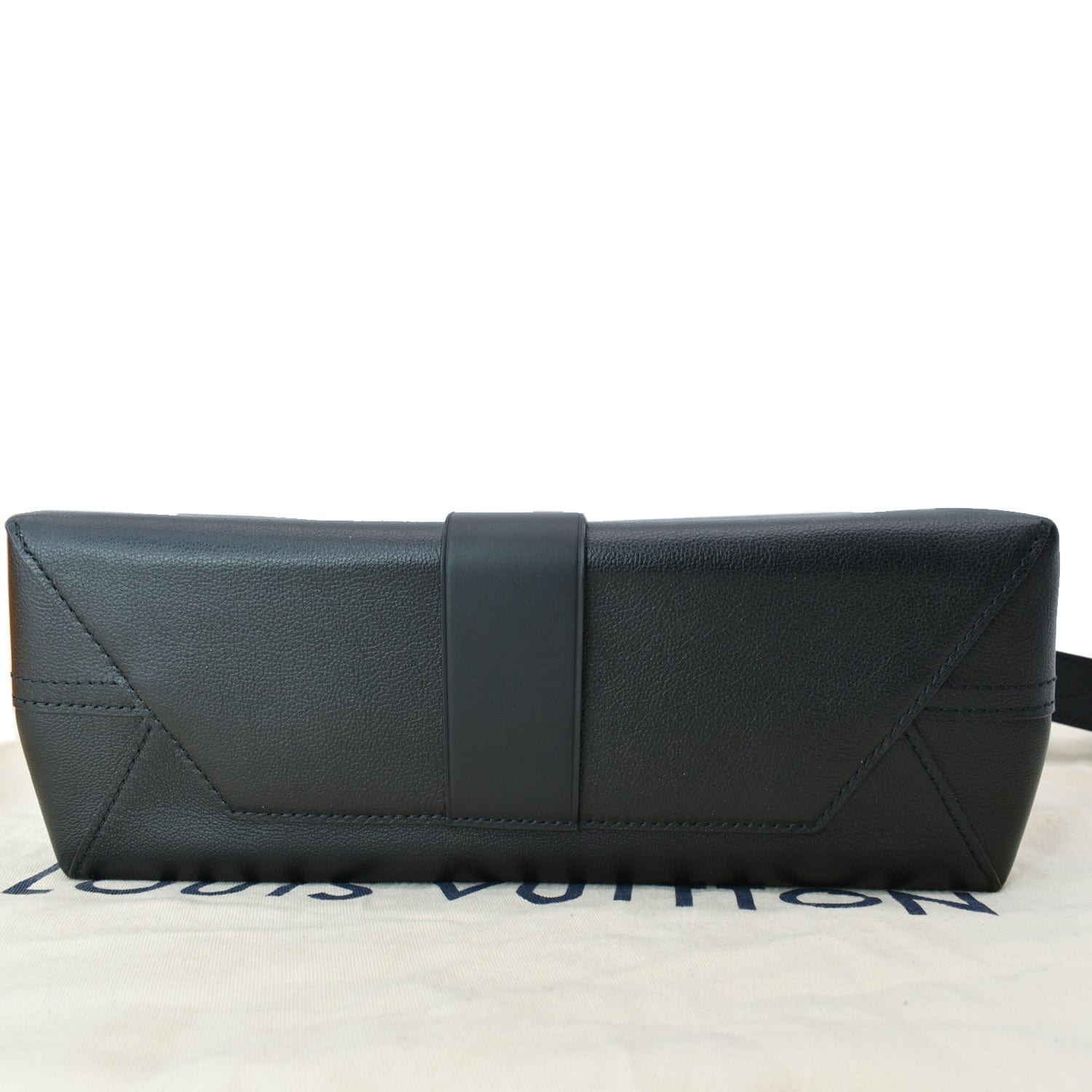 LOUIS VUITTON Very One Handle Calfskin Monogram Shoulder Bag Black