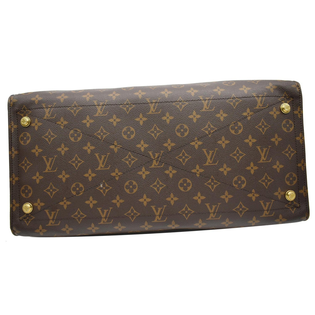 LOUIS VUITTON City Steamer XXL Leather Shoulder Bag Brown