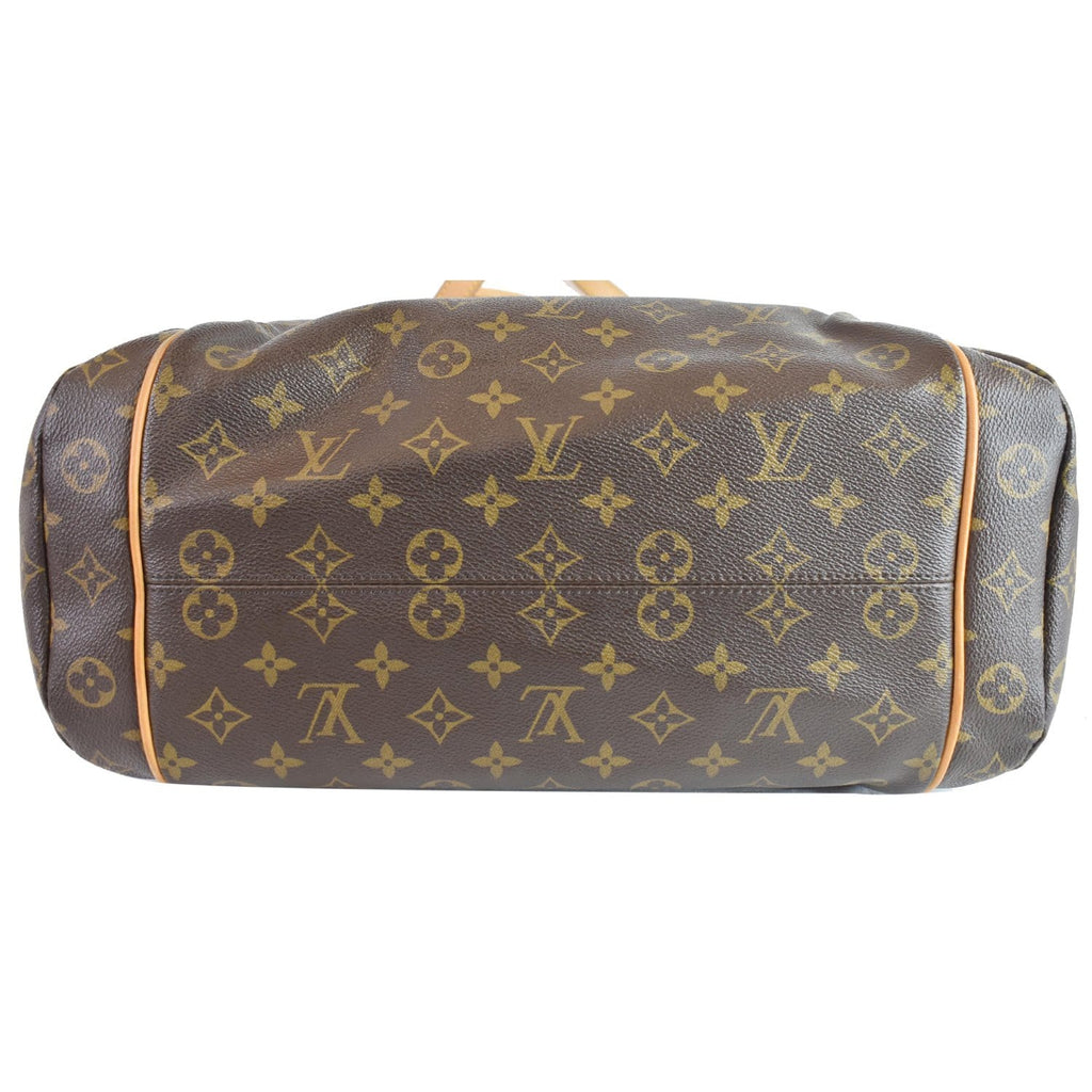 LOUIS VUITTON Totally GM Monogram Canvas Tote Shoulder Bag Brown