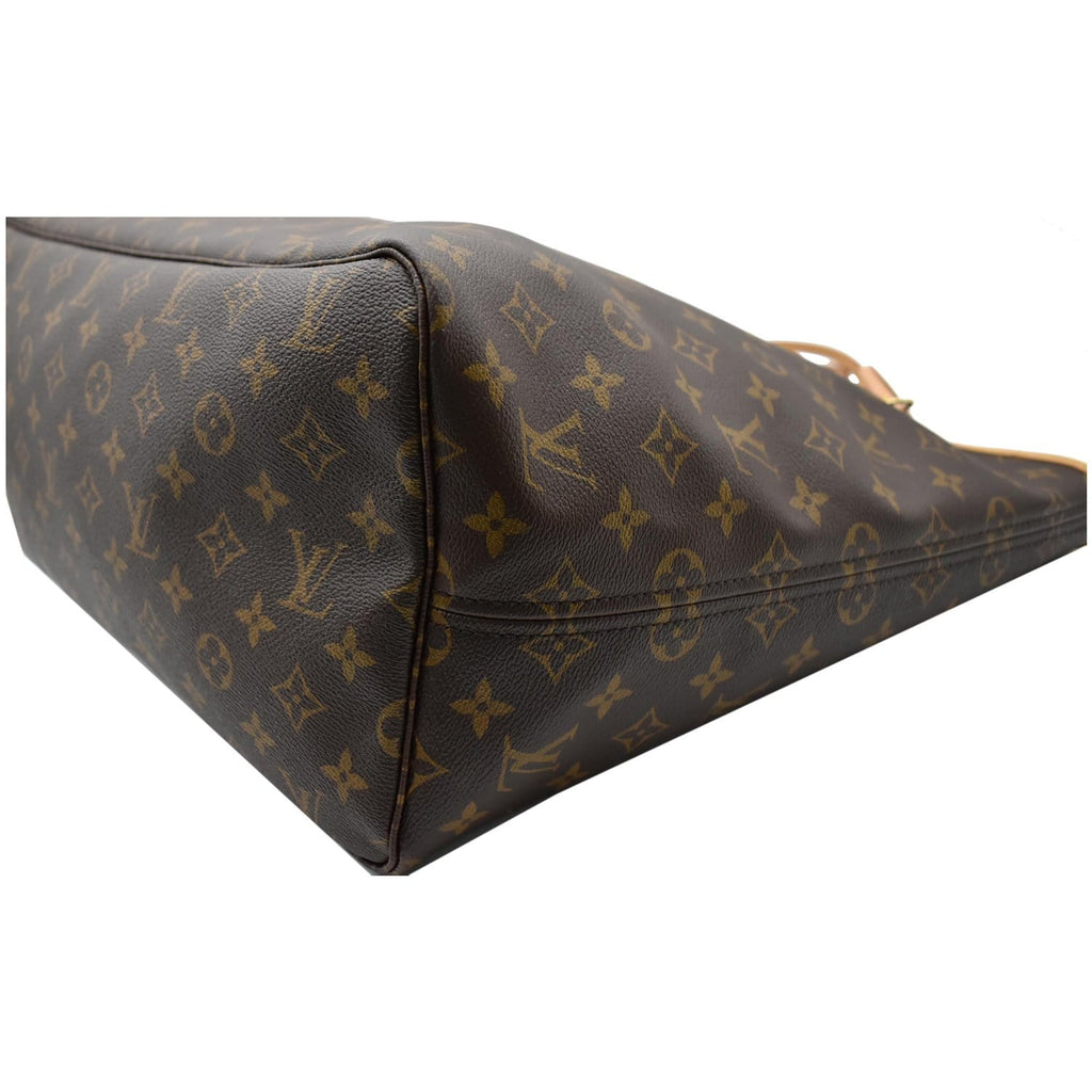 LOUIS VUITTON Neverfull GM Monogram Canvas Tote Bag Brown