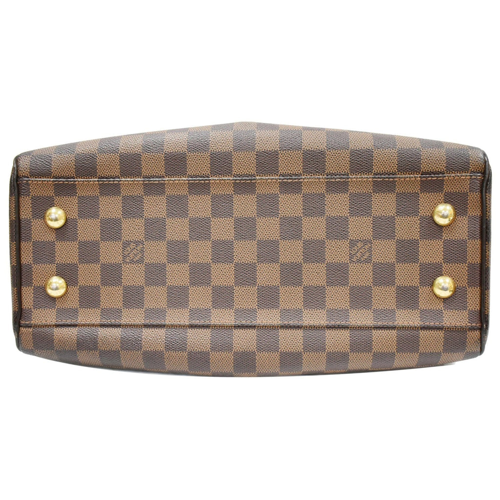 LOUIS VUITTON Trevi PM Damier Ebene Shoulder Bag Brown