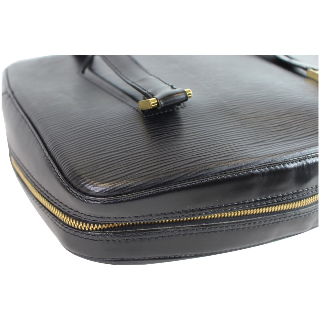 LOUIS VUITTON Voltaire Black Epi Leather Shoulder Bag Black