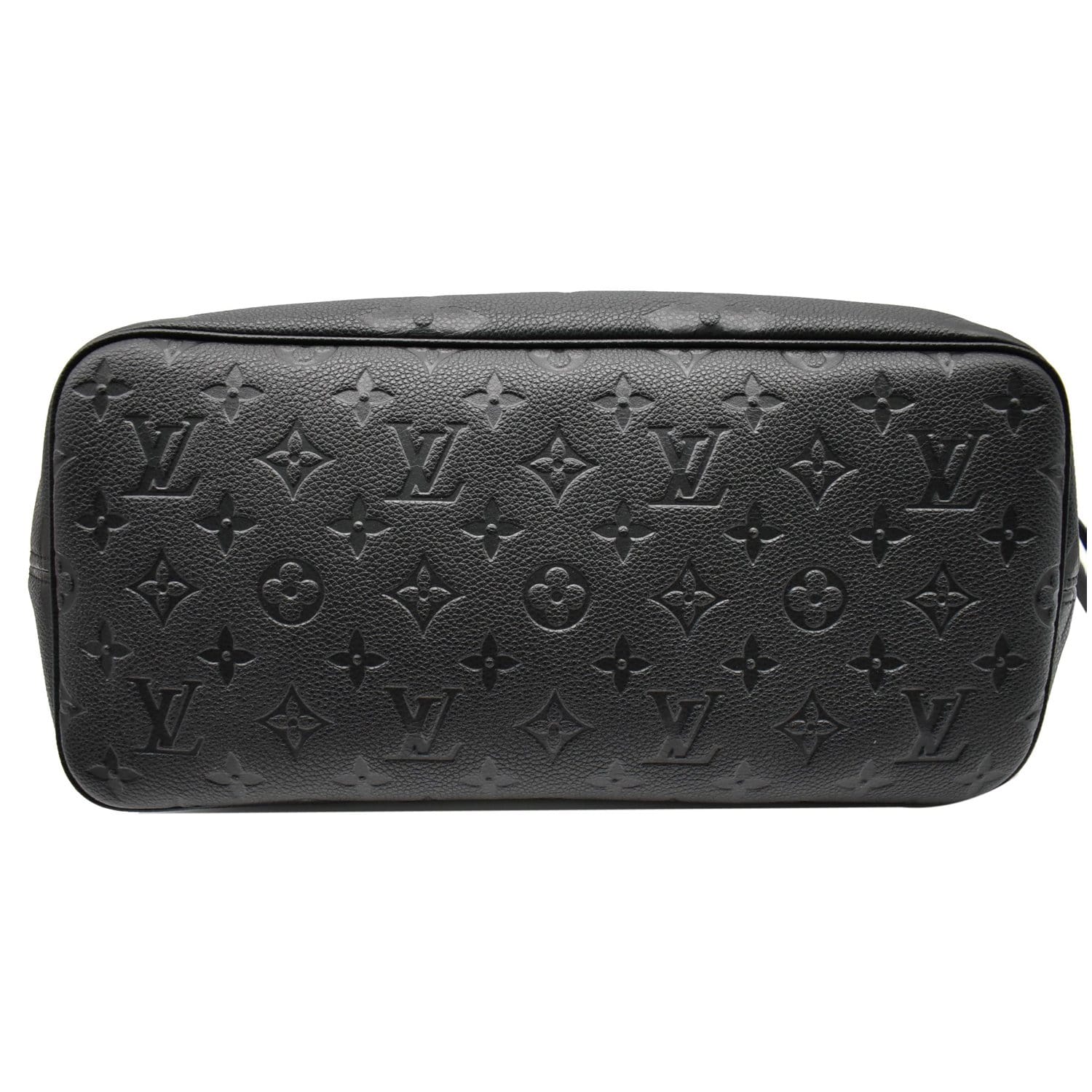 LOUIS VUITTON Neverfull MM Monogram Empreinte Tote Bag Black