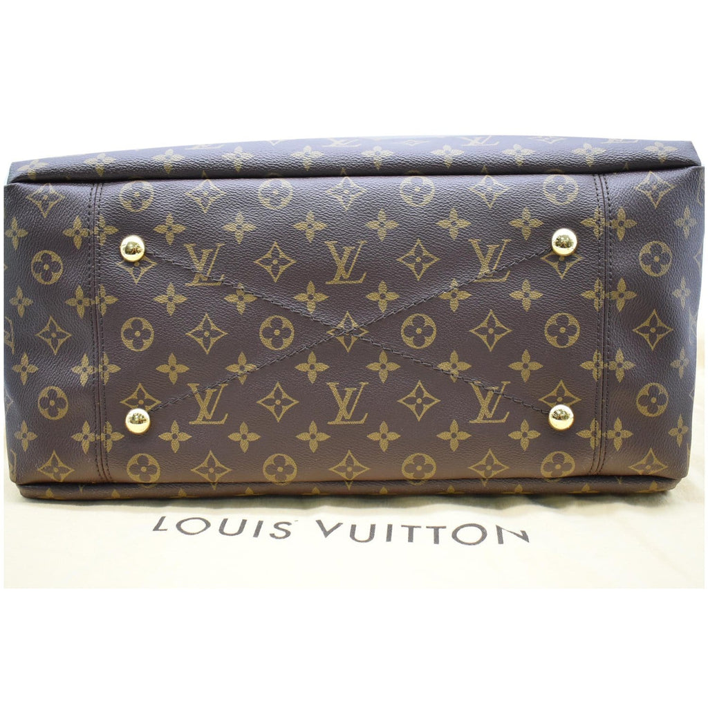 LOUIS VUITTON Artsy MM Monogram Canvas Shoulder Bag Brown