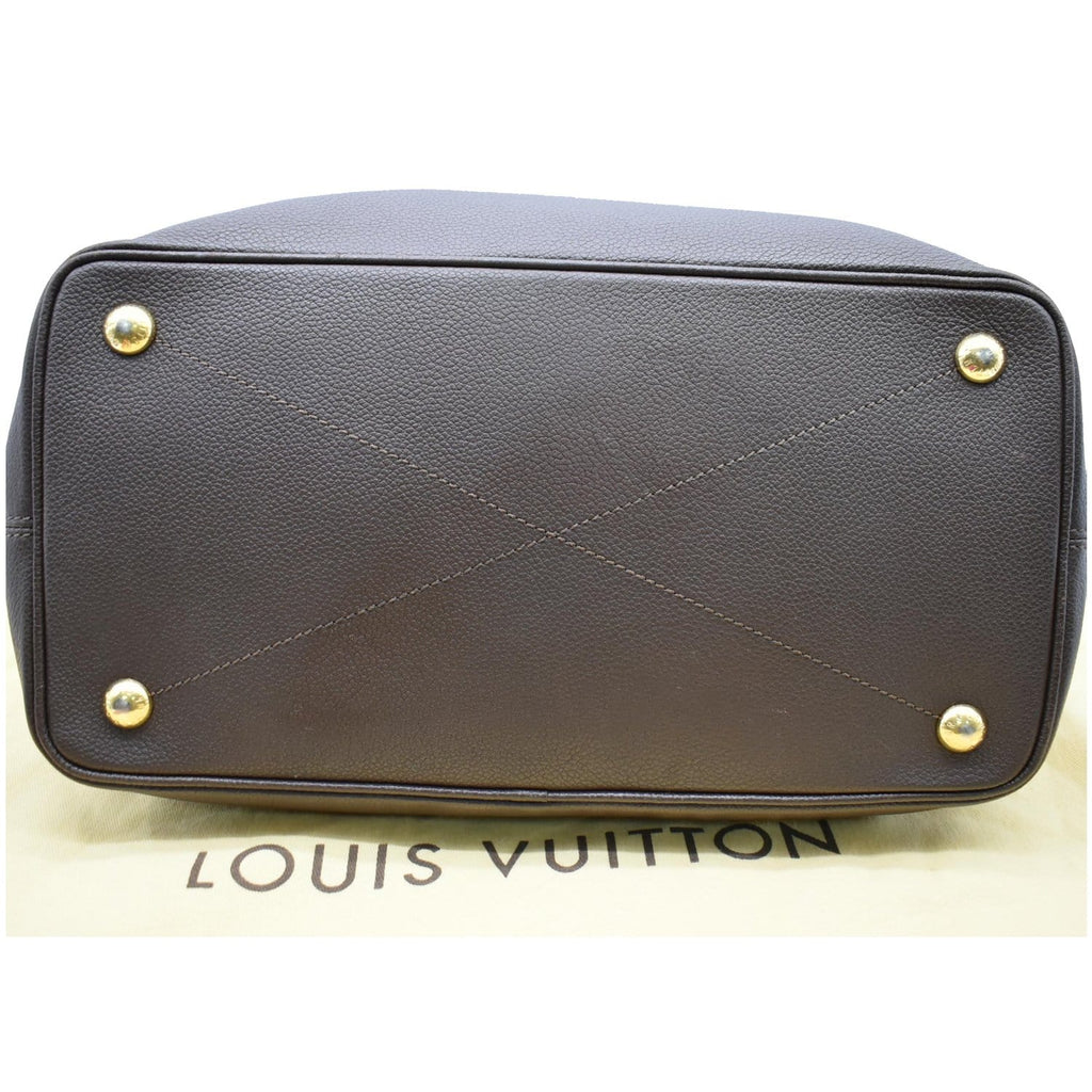 LOUIS VUITTON Citadine Monogram Empreinte Leather Shoulder Bag Plum