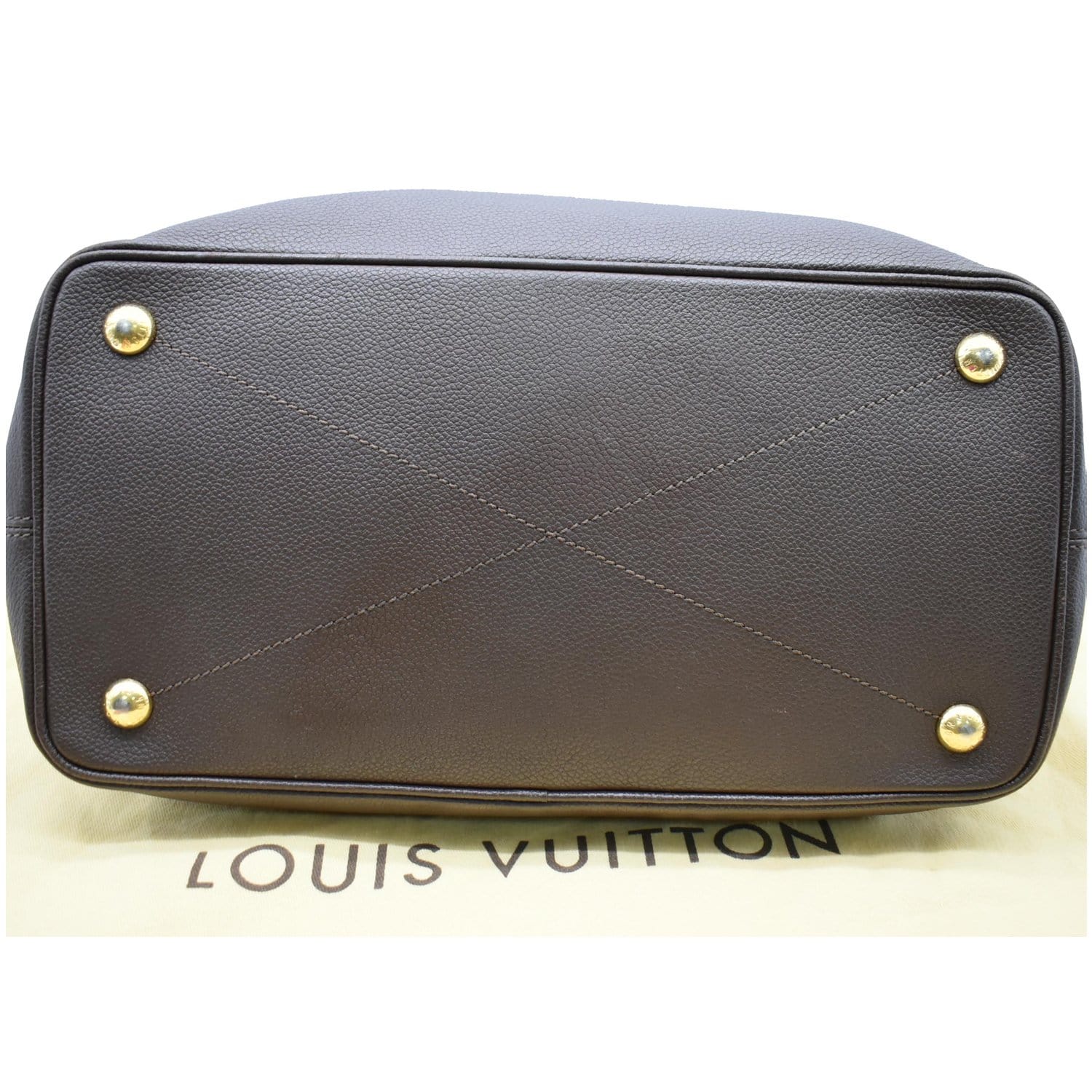 LOUIS VUITTON Citadine Monogram Empreinte Leather Shoulder Bag Plum